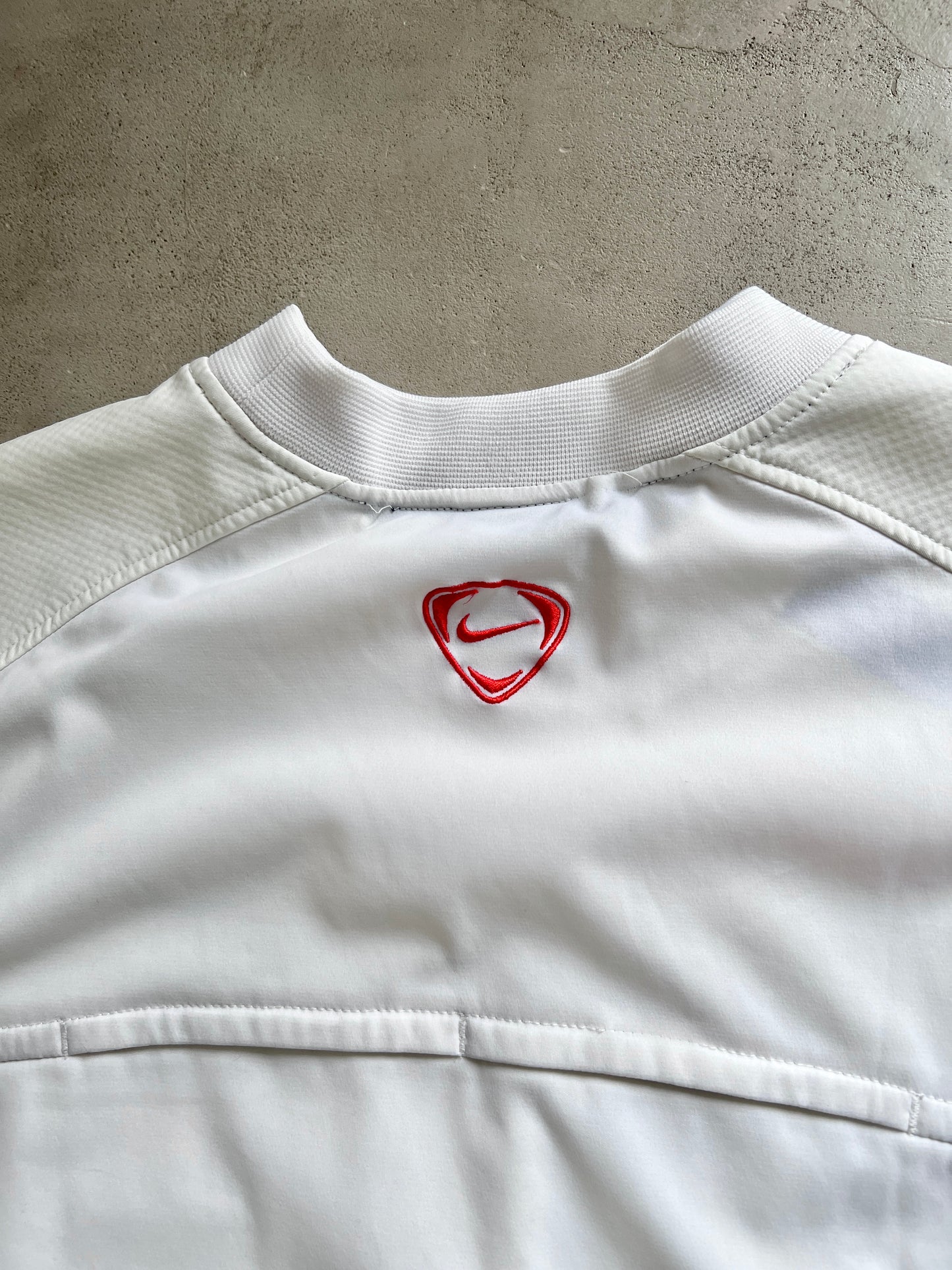 WHITE PSG NIKE SWEATER - 2000S - L