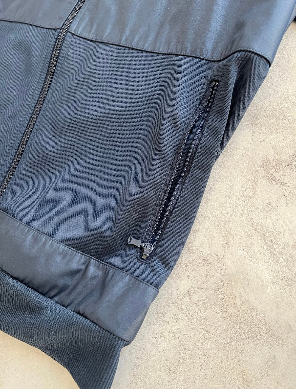 NAVY FRANCE ADIDAS TRACK JACKET - 2000S - L/XL