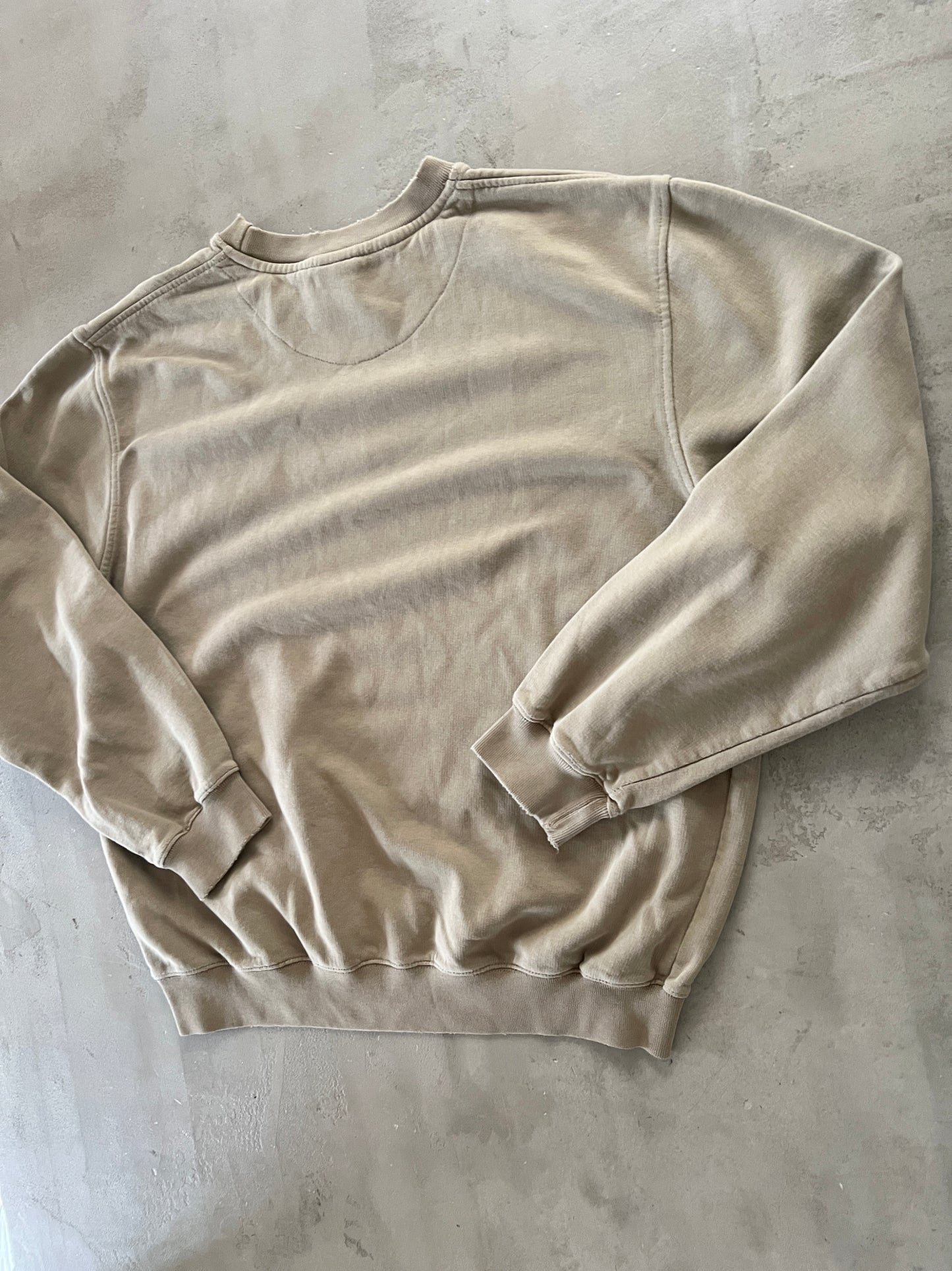 BEIGE NIKE SWEATER - 2000S - M