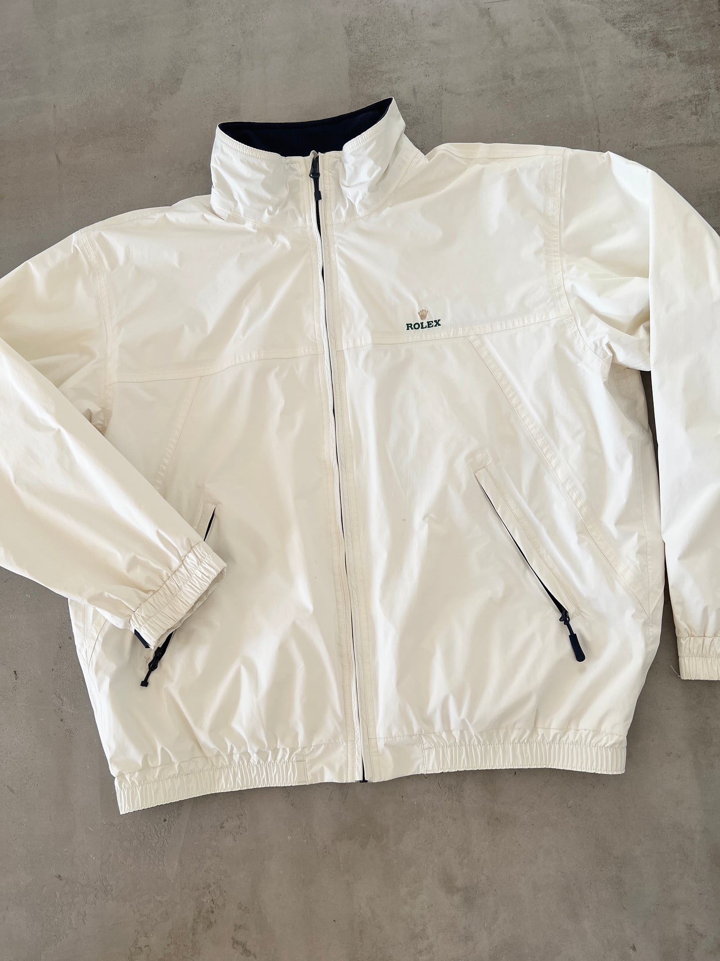 CREME ROLEX YACHT JACKET - 2000S - L/XL