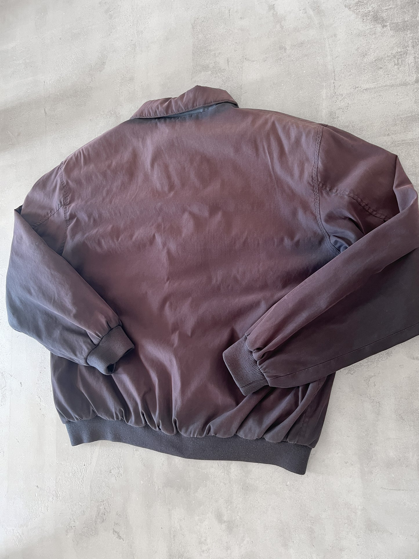 FADED BLACK/MOCHA AUDI JACKET - 1990S - L/M