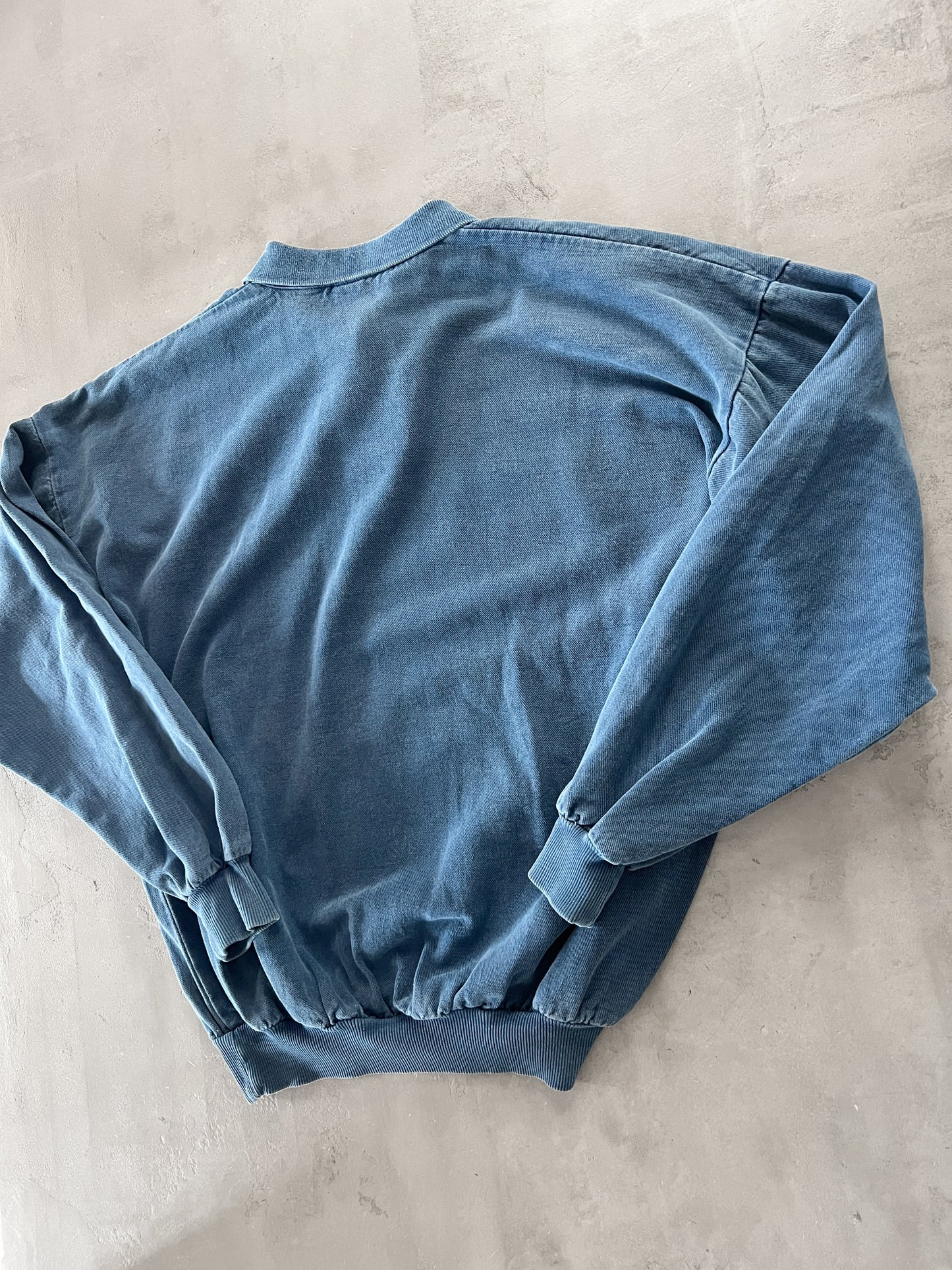 BLUE BMW SWEATER - 1990S - L/XL