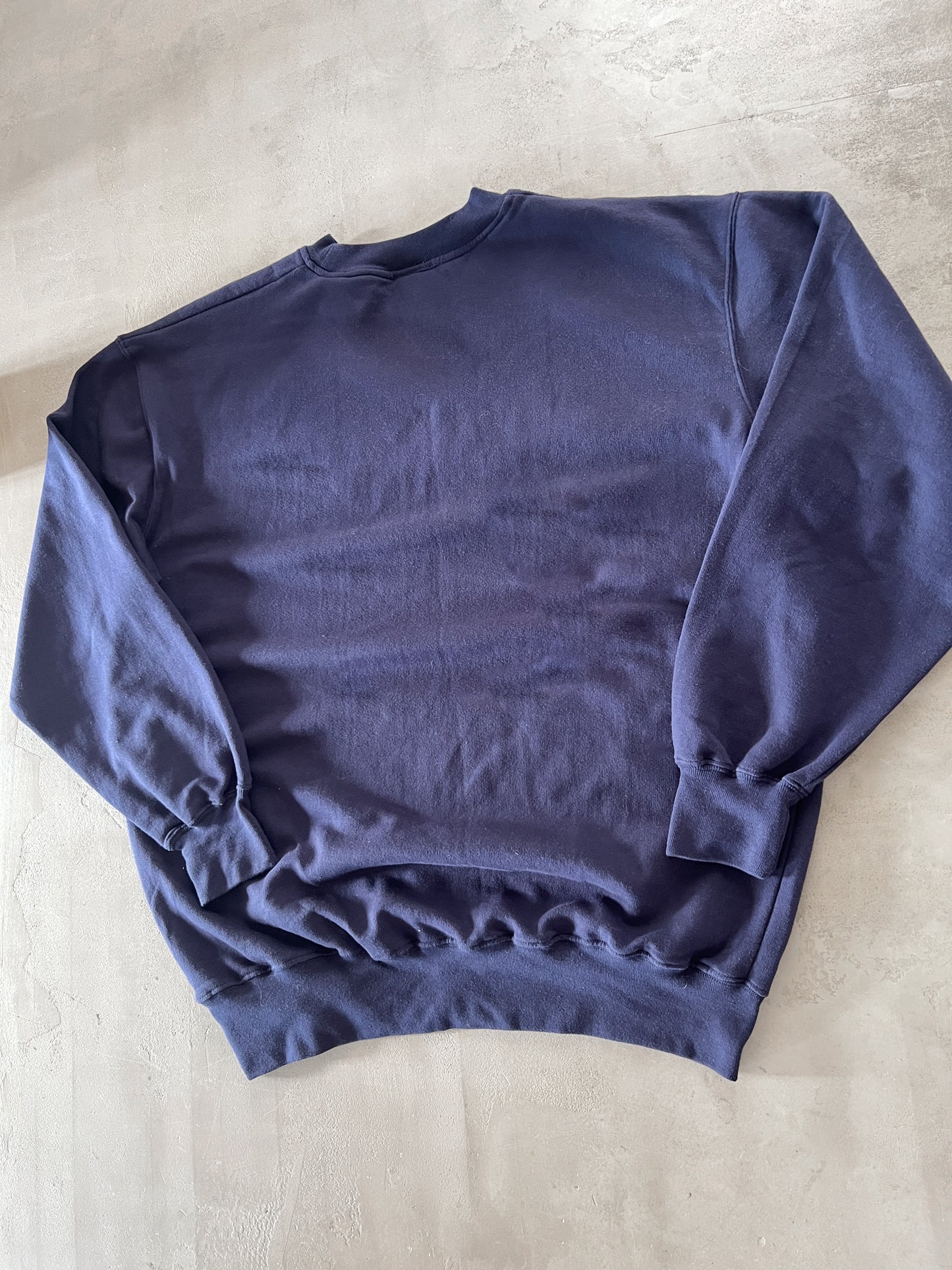 NAVY YANKEES LONGSLEEVE - 1990S - XL