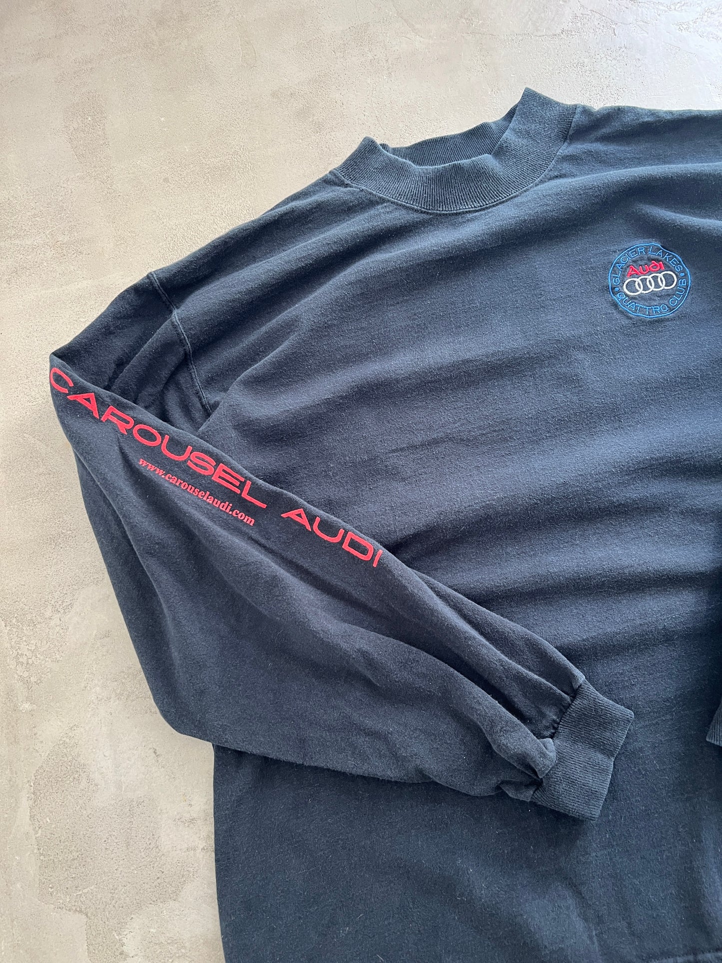 FADED BLACK AUDI PROMO LONGSLEEVE - 2000S - L