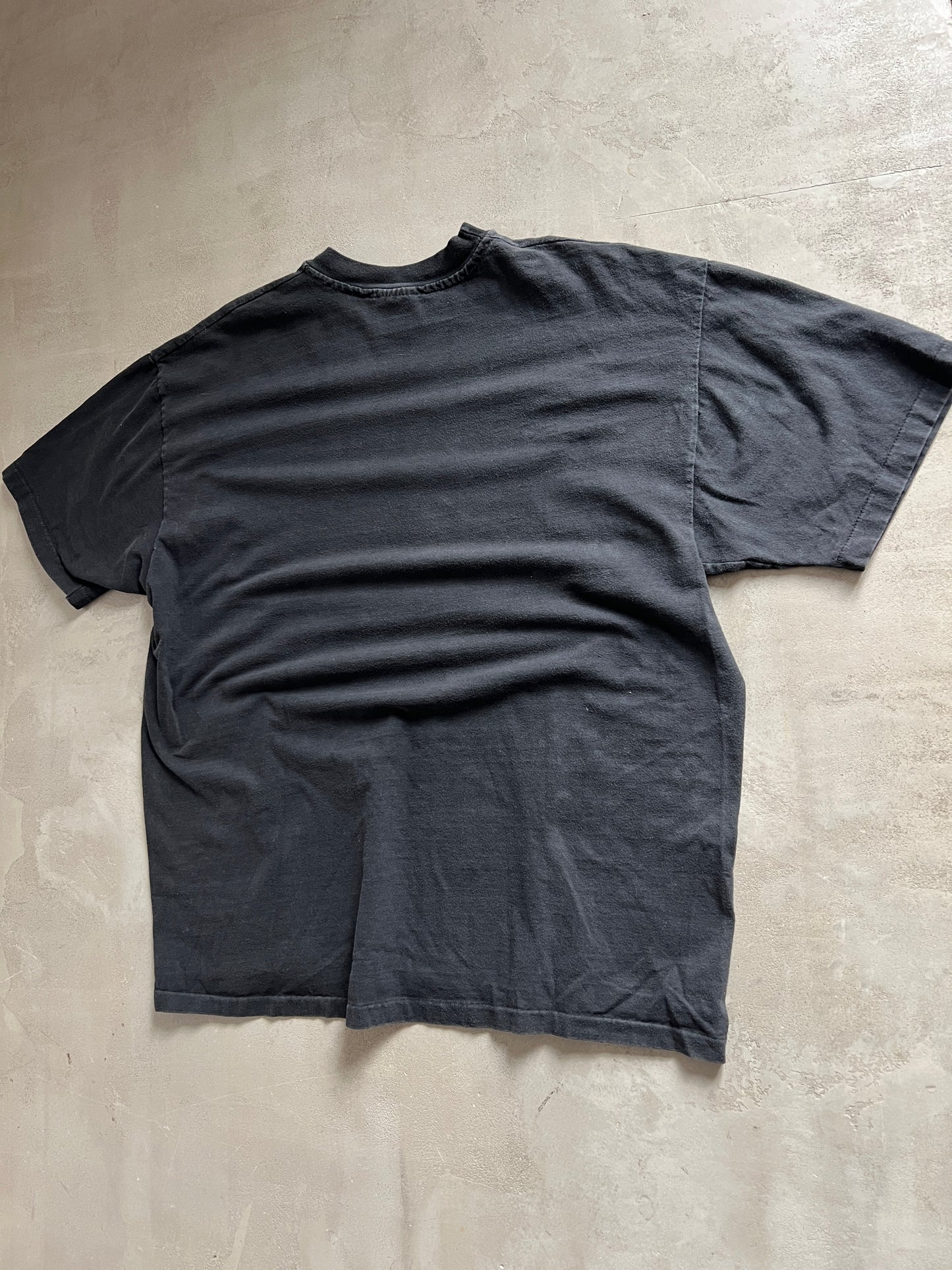 FADED BLACK BOSE TEE - 1990S - L