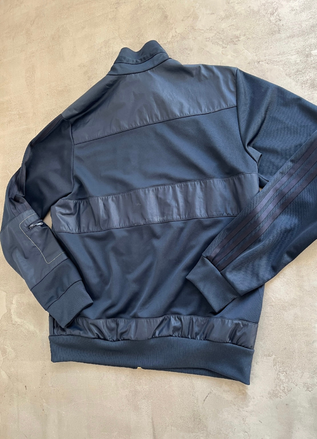 NAVY FRANCE ADIDAS TRACK JACKET - 2000S - L/XL
