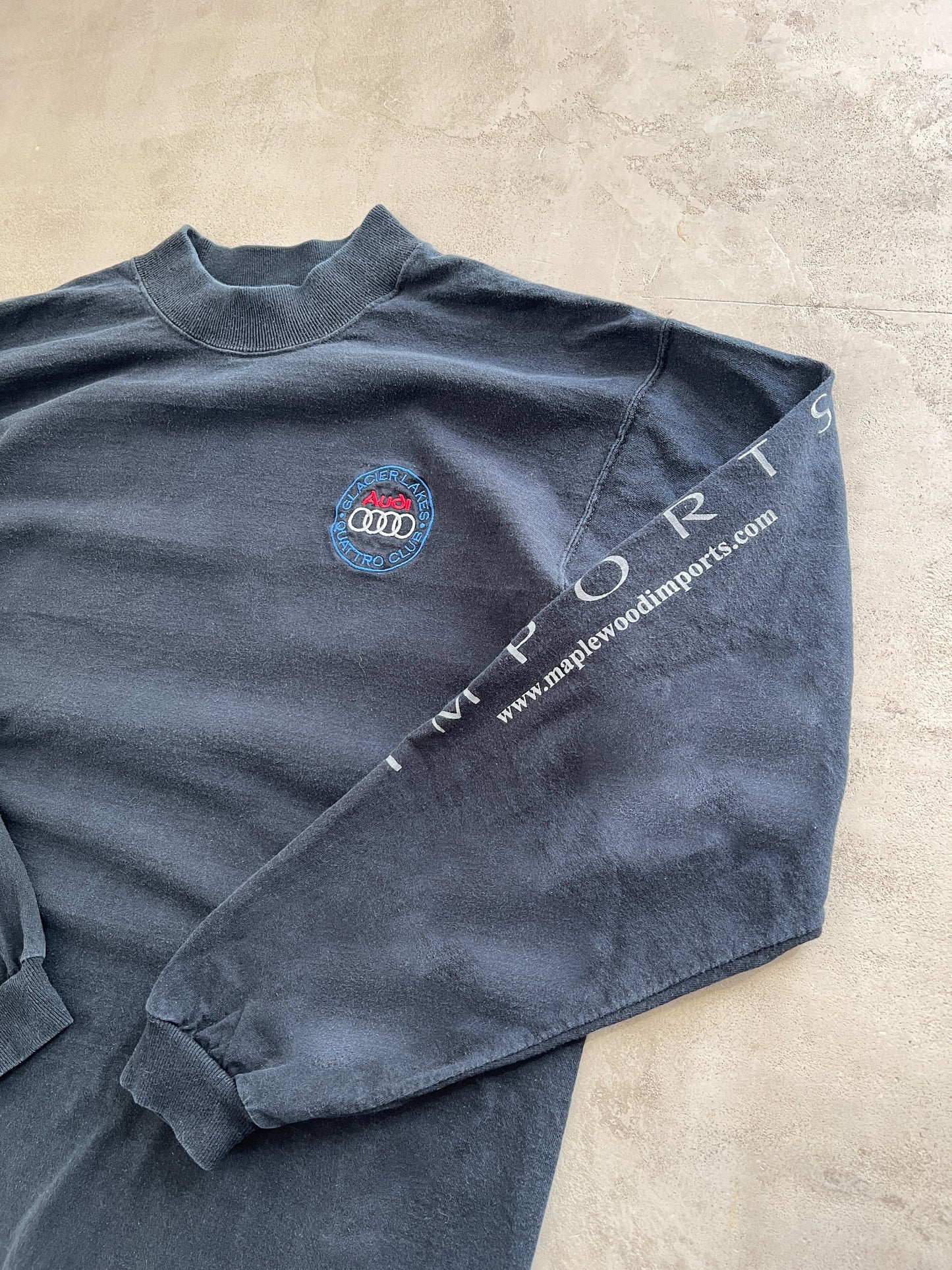 FADED BLACK AUDI PROMO LONGSLEEVE - 2000S - L