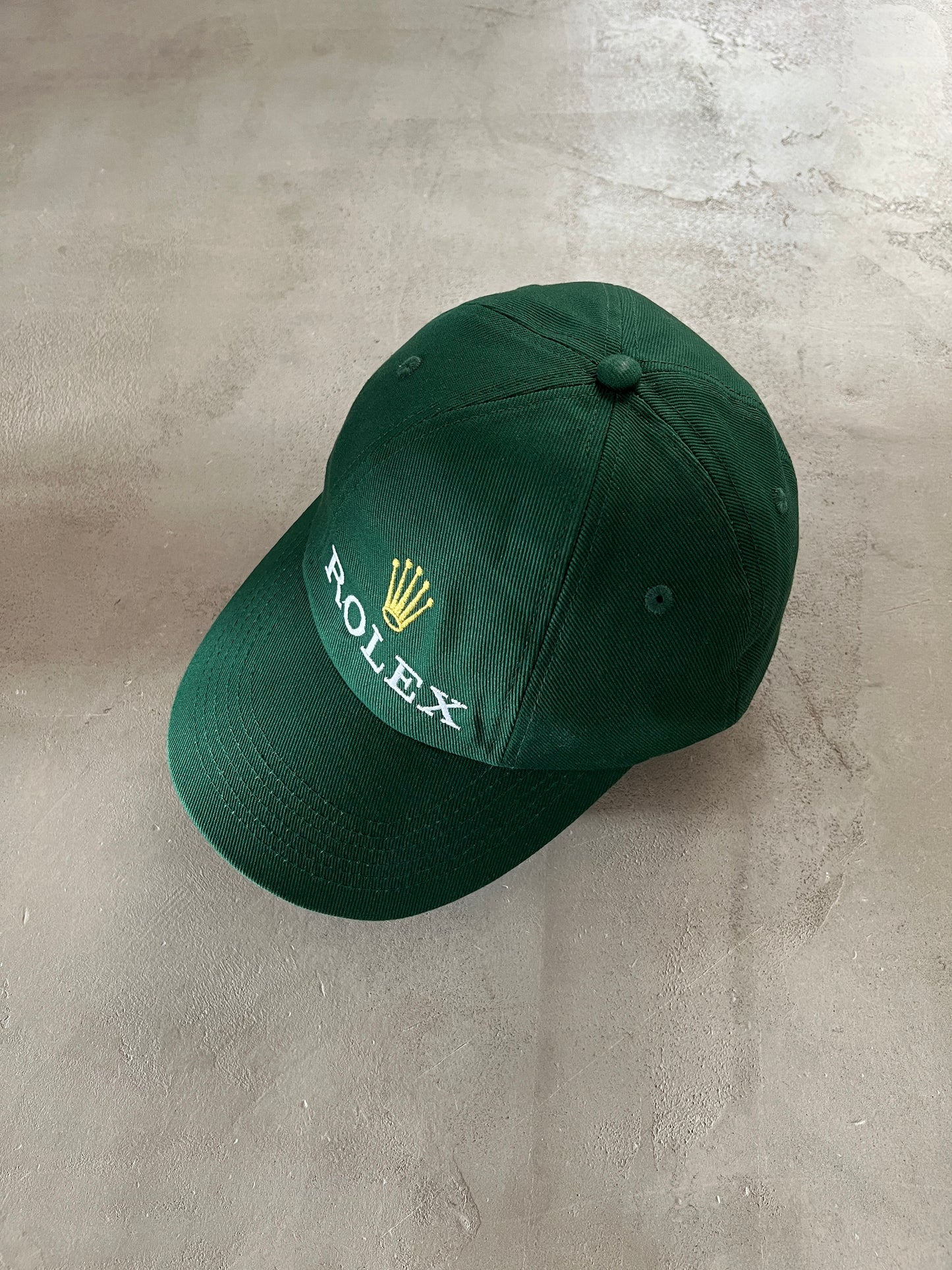 GREEN/GOLD ROLEX CAP - 2000S
