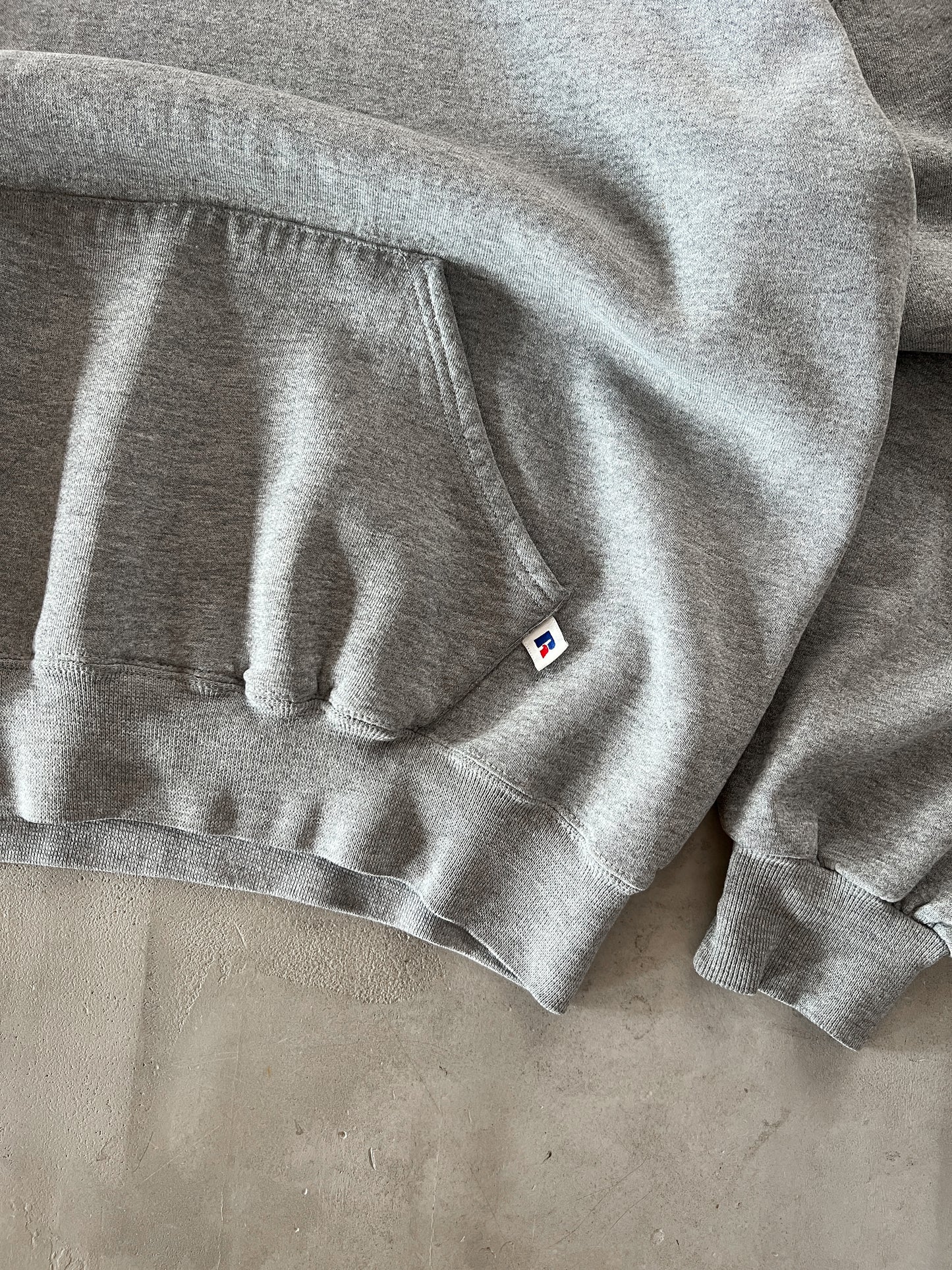 GREY RUSSELL BASKETBALL HOODIE - 1990S - L
