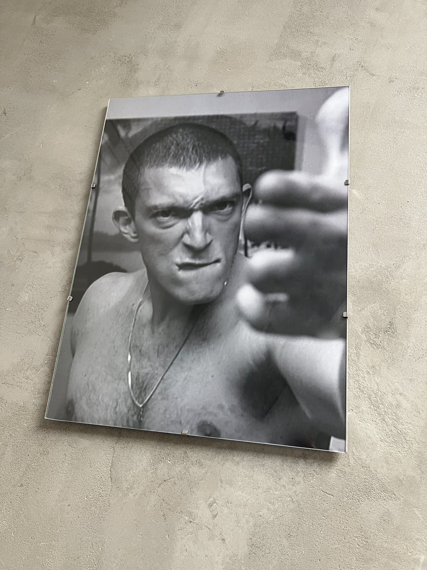 LA HAINE GLASS PRINT 1.0