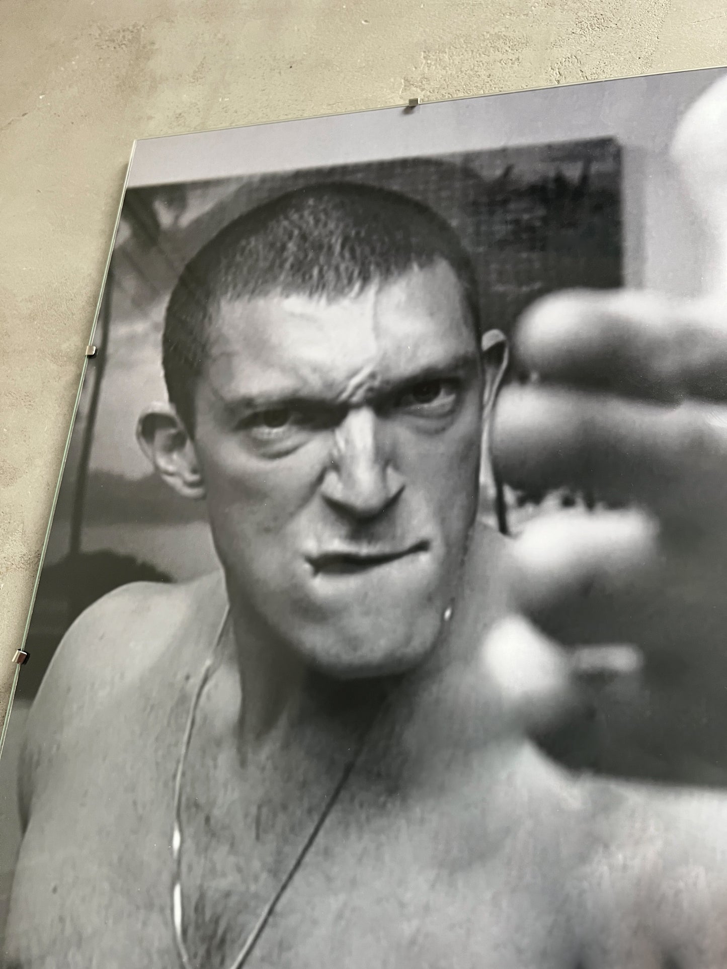 LA HAINE GLASS PRINT 1.0