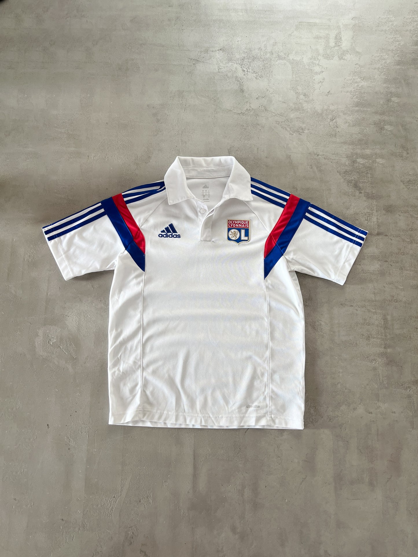 WHITE OLYMPIQUE LYON POLO - 2000S - M/S