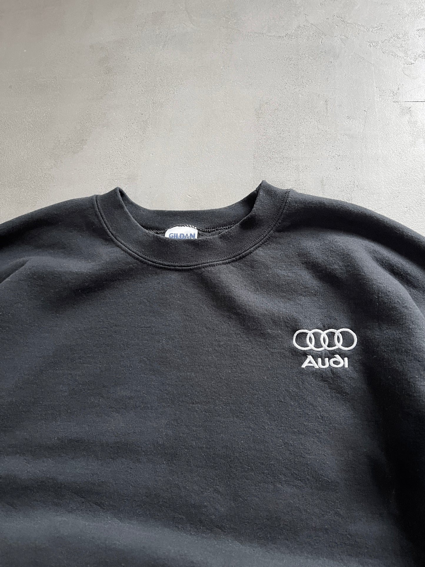 BLACK AUDI SWEATER - 2000S - M