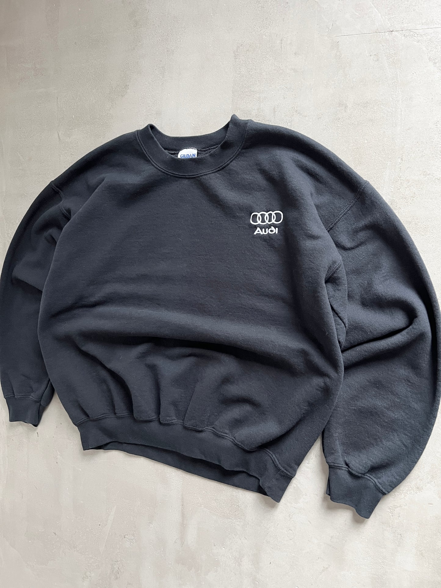 BLACK AUDI SWEATER - 2000S - M