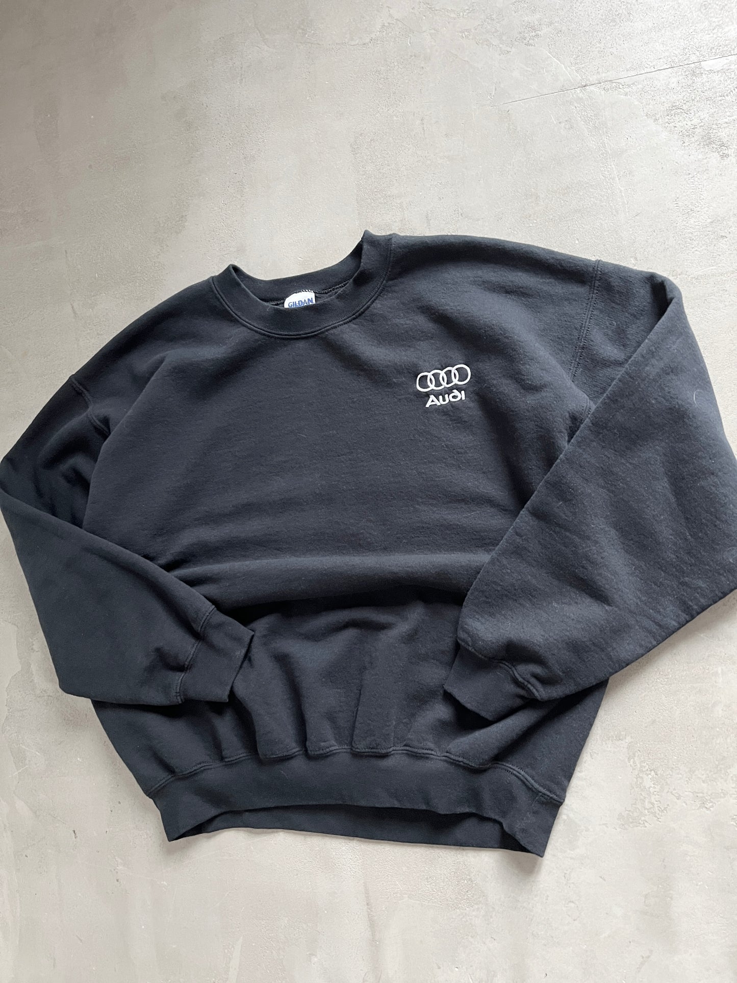 BLACK AUDI SWEATER - 2000S - M