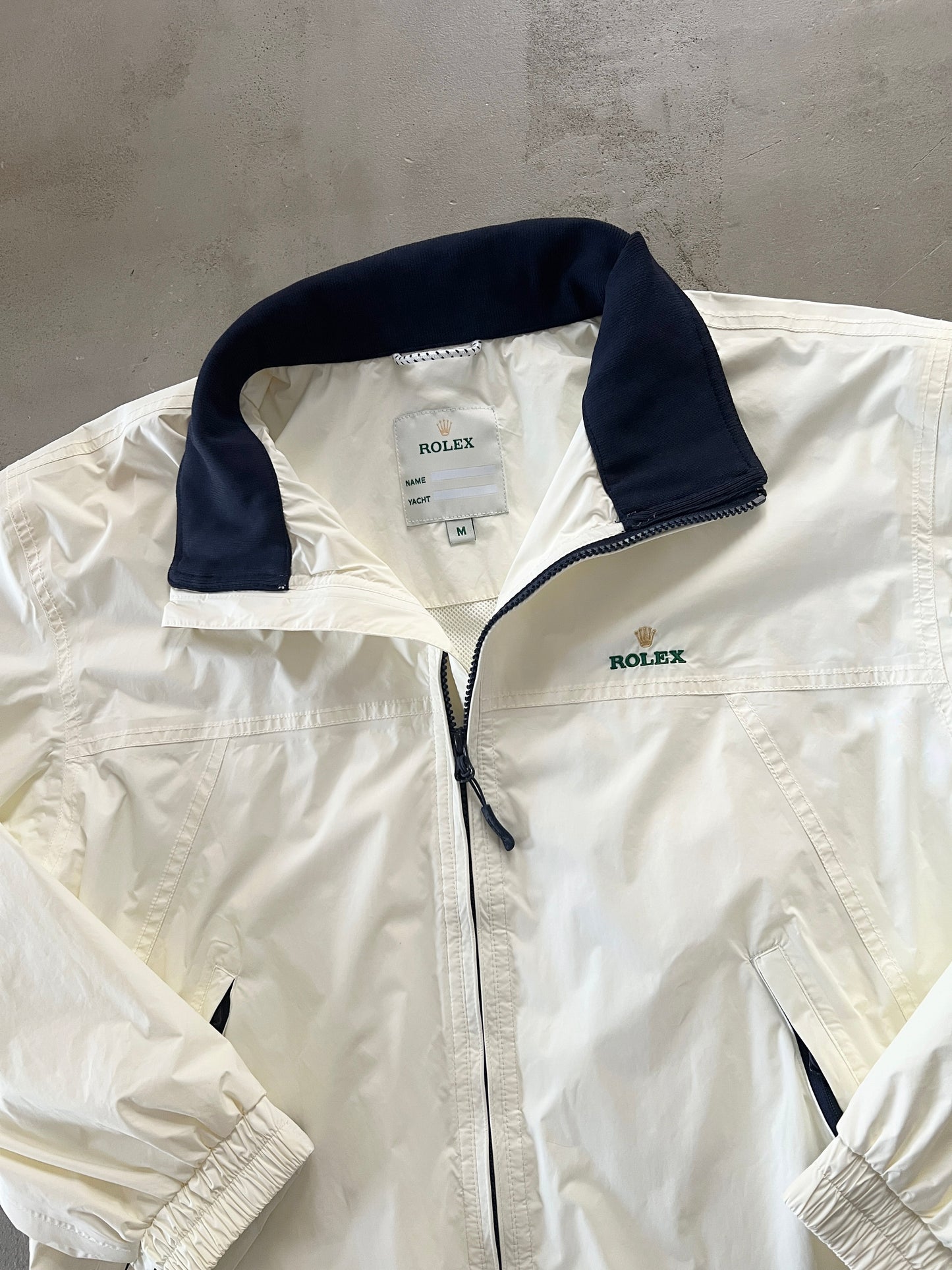 CREME ROLEX YACHT JACKET - 2000S - L/M