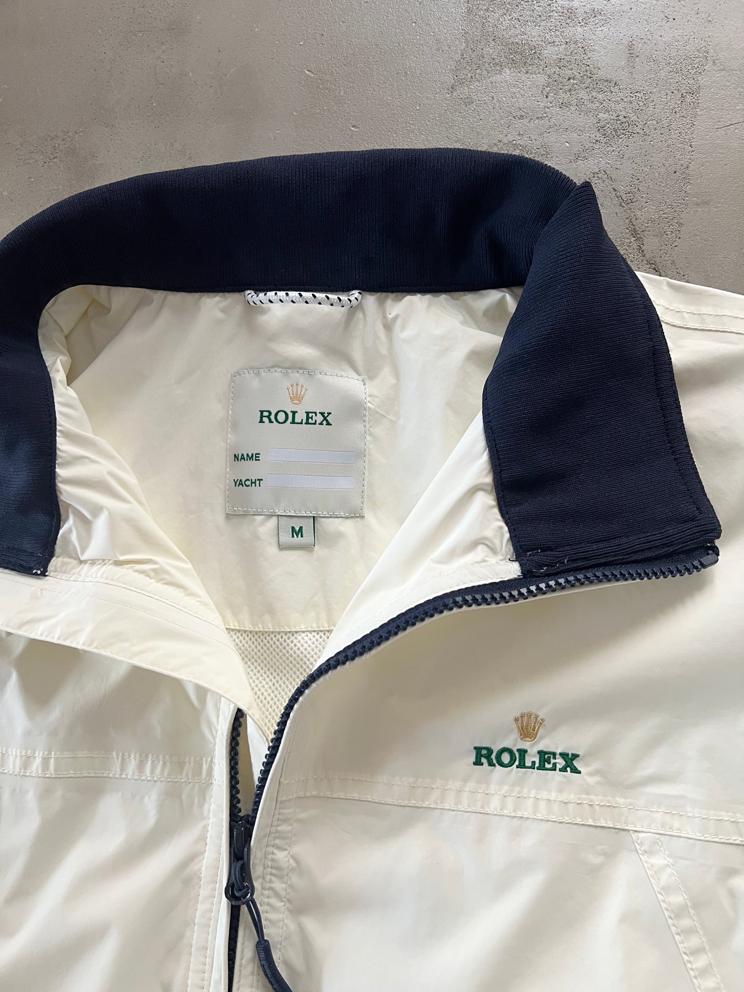 CREME ROLEX YACHT JACKET - 2000S - L/M