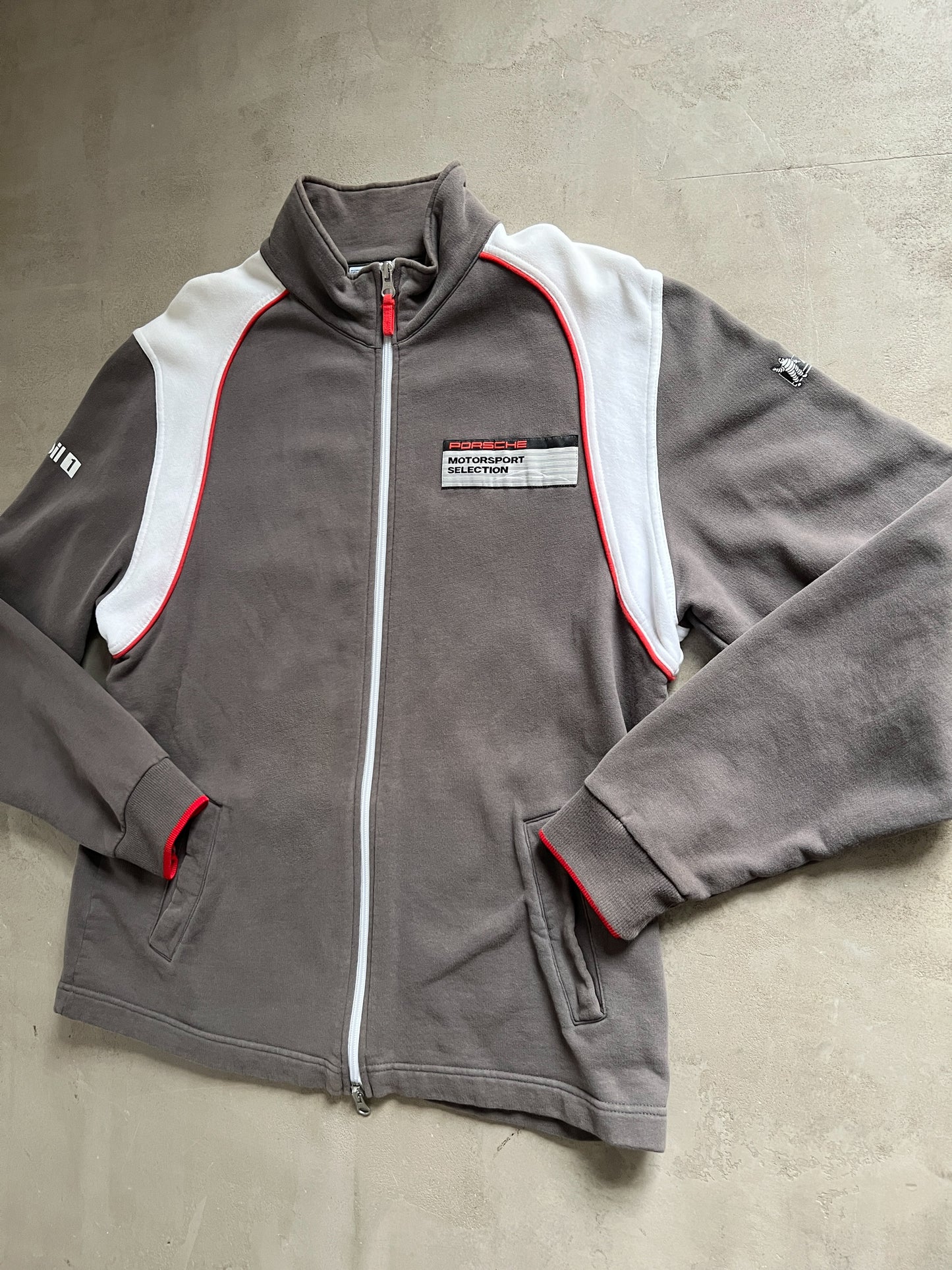MOCHA PORSCHE JACKET - 2000S - XL/L