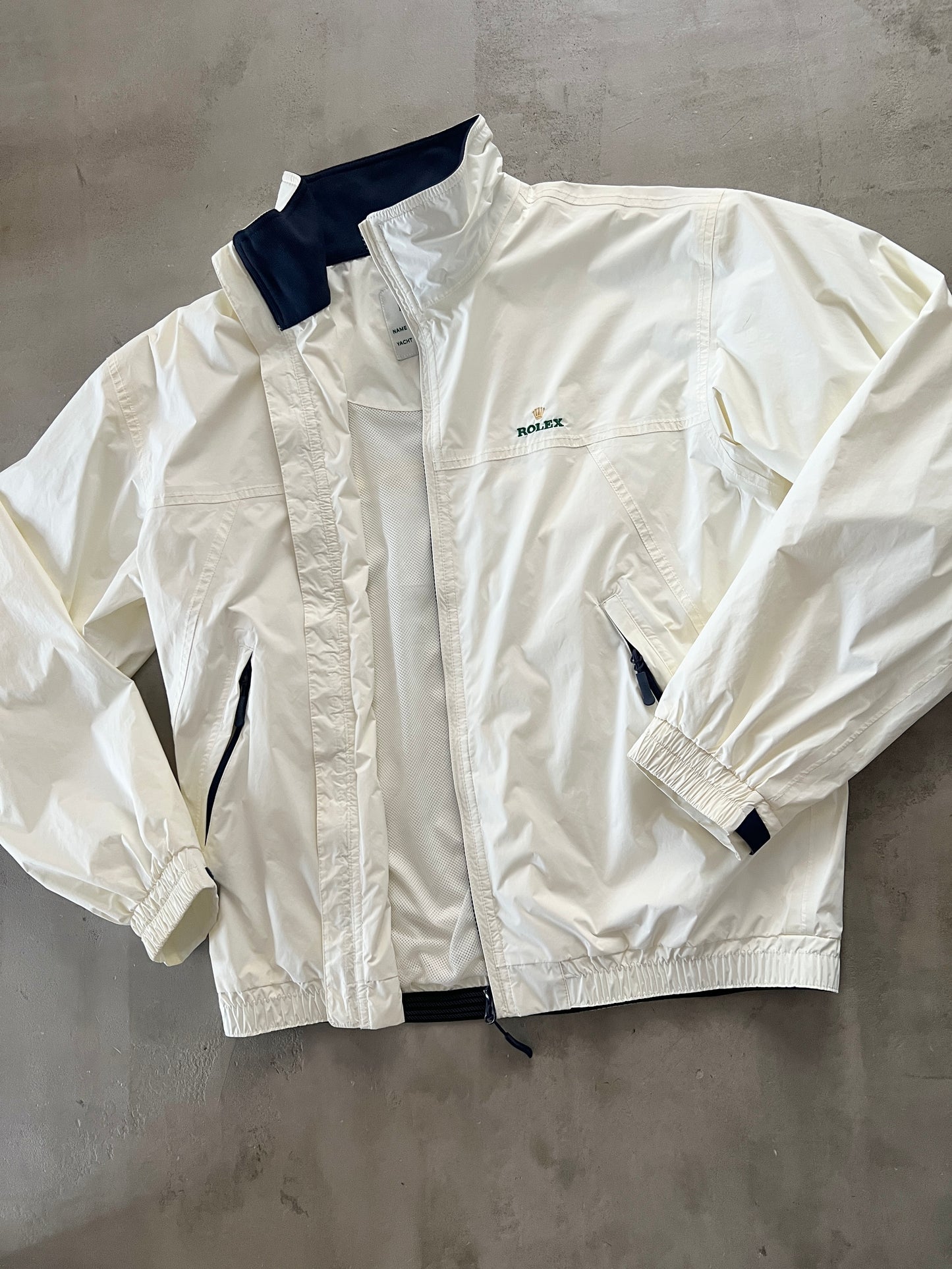 CREME ROLEX YACHT JACKET - 2000S - L/M