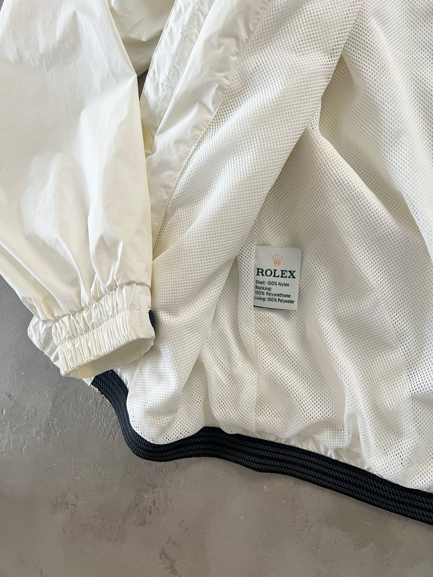 CREME ROLEX YACHT JACKET - 2000S - L/M