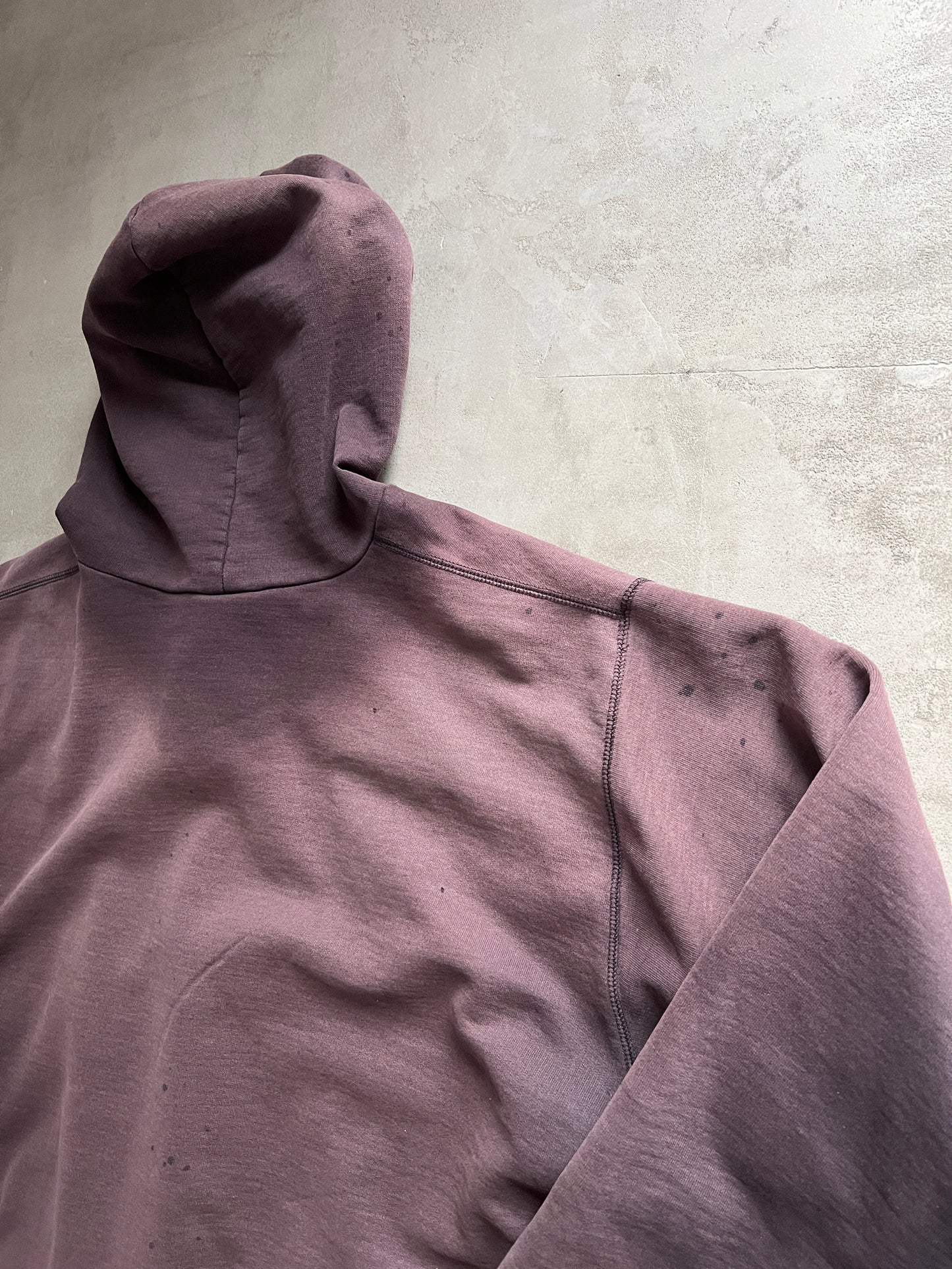 FADED BROWN CARHARTT ZIP UP HOODIE - 1990S - XXL