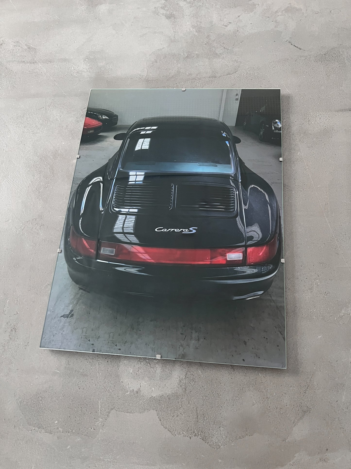 PORSCHE 993 GLASS PRINT