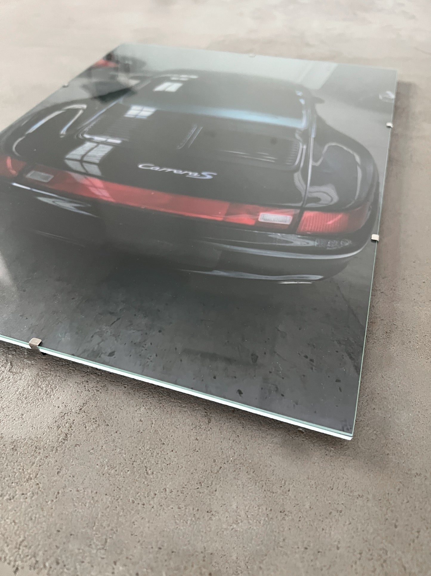 PORSCHE 993 GLASS PRINT