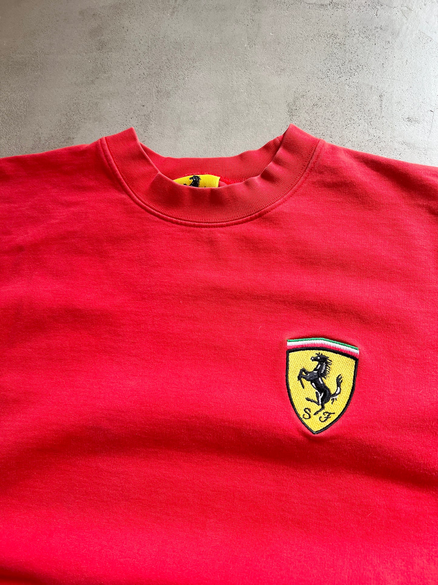RED FERRARI SWEATER - 1990S - L