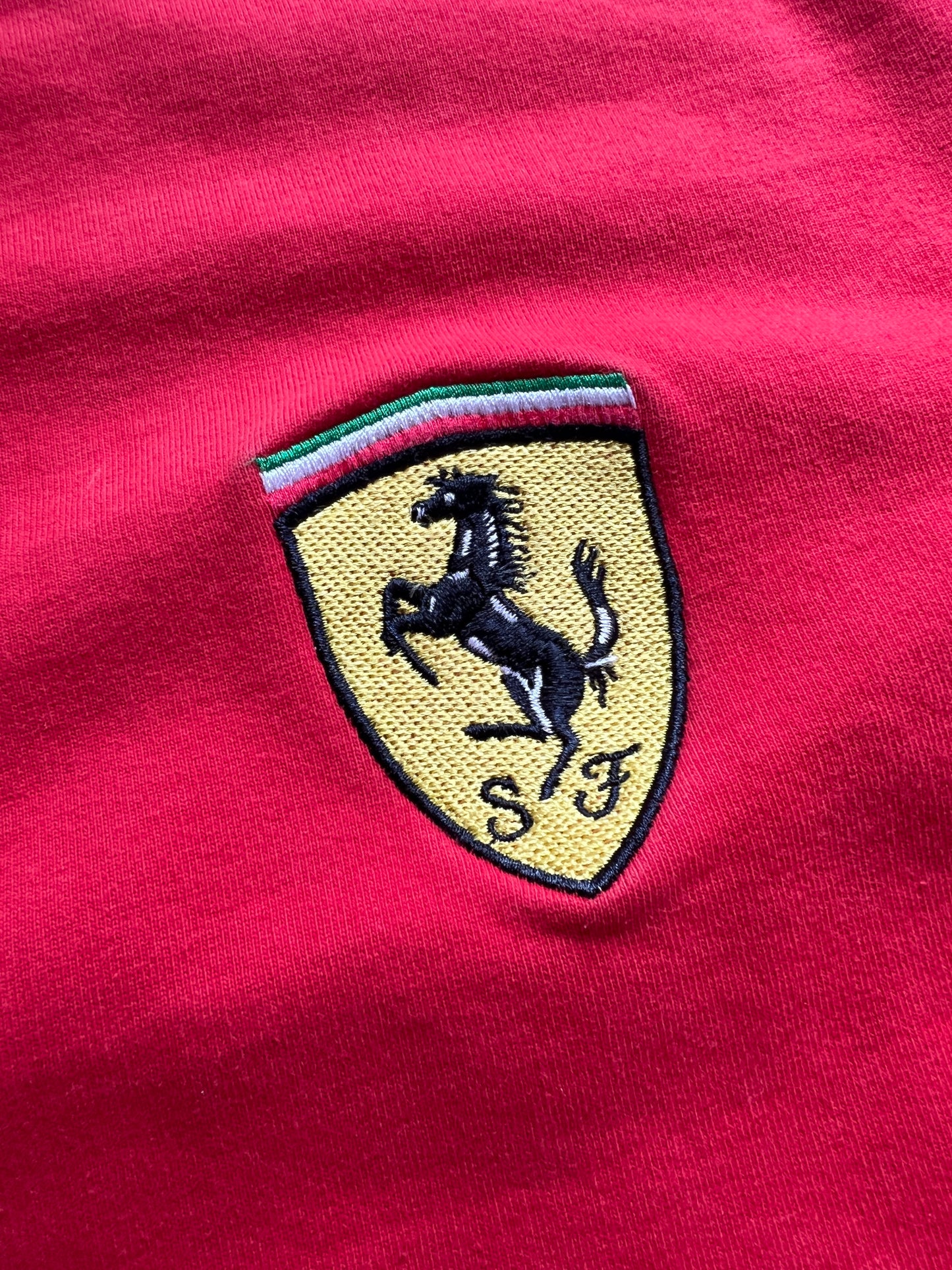 RED FERRARI SWEATER - 1990S - L