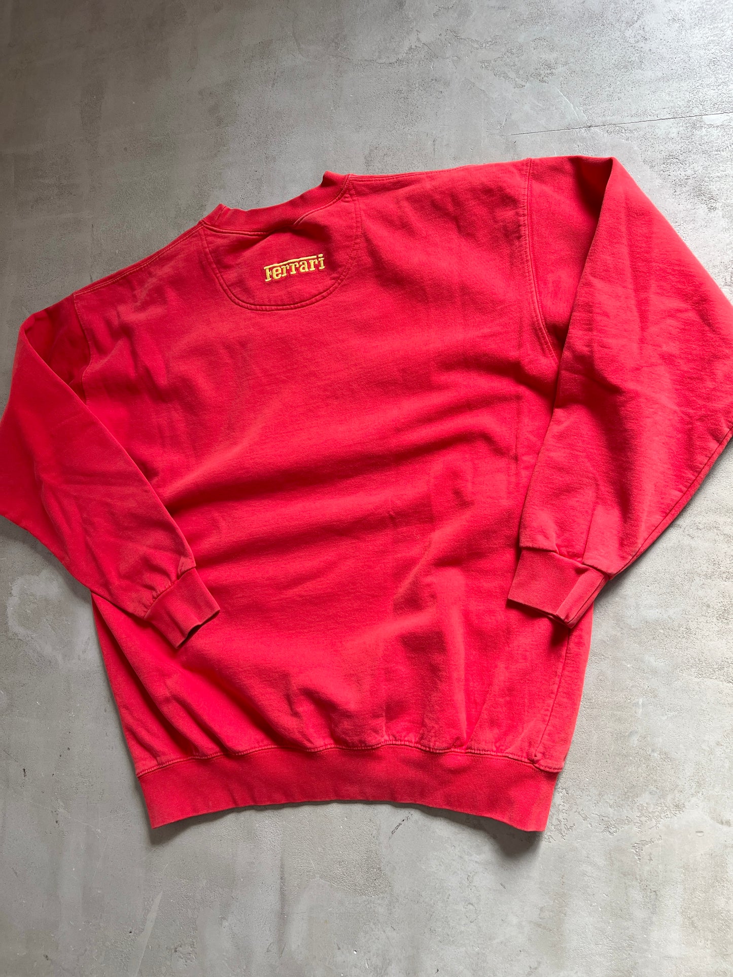 RED FERRARI SWEATER - 1990S - L