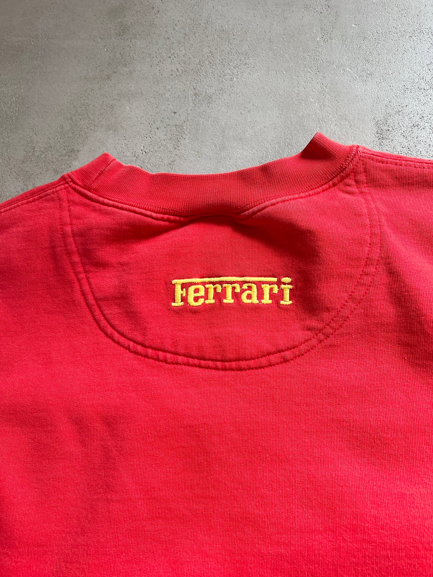 RED FERRARI SWEATER - 1990S - L