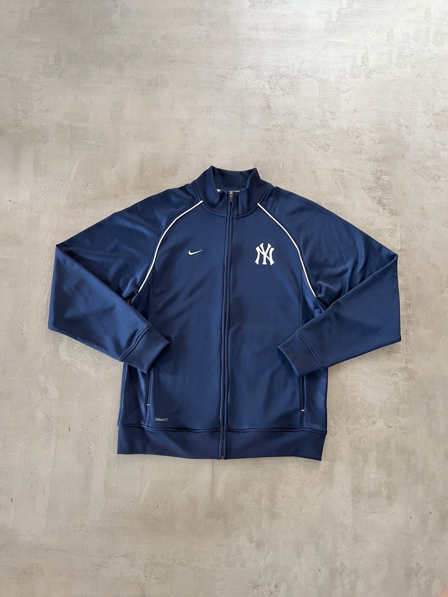 NAVY YANKEES NIKE JACKET - 1990S - L/XL