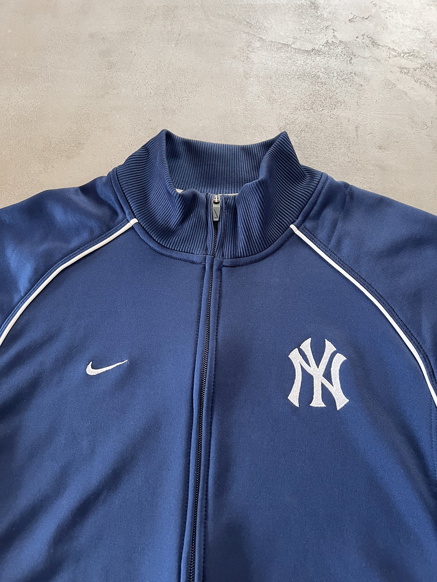 NAVY YANKEES NIKE JACKET - 1990S - L/XL