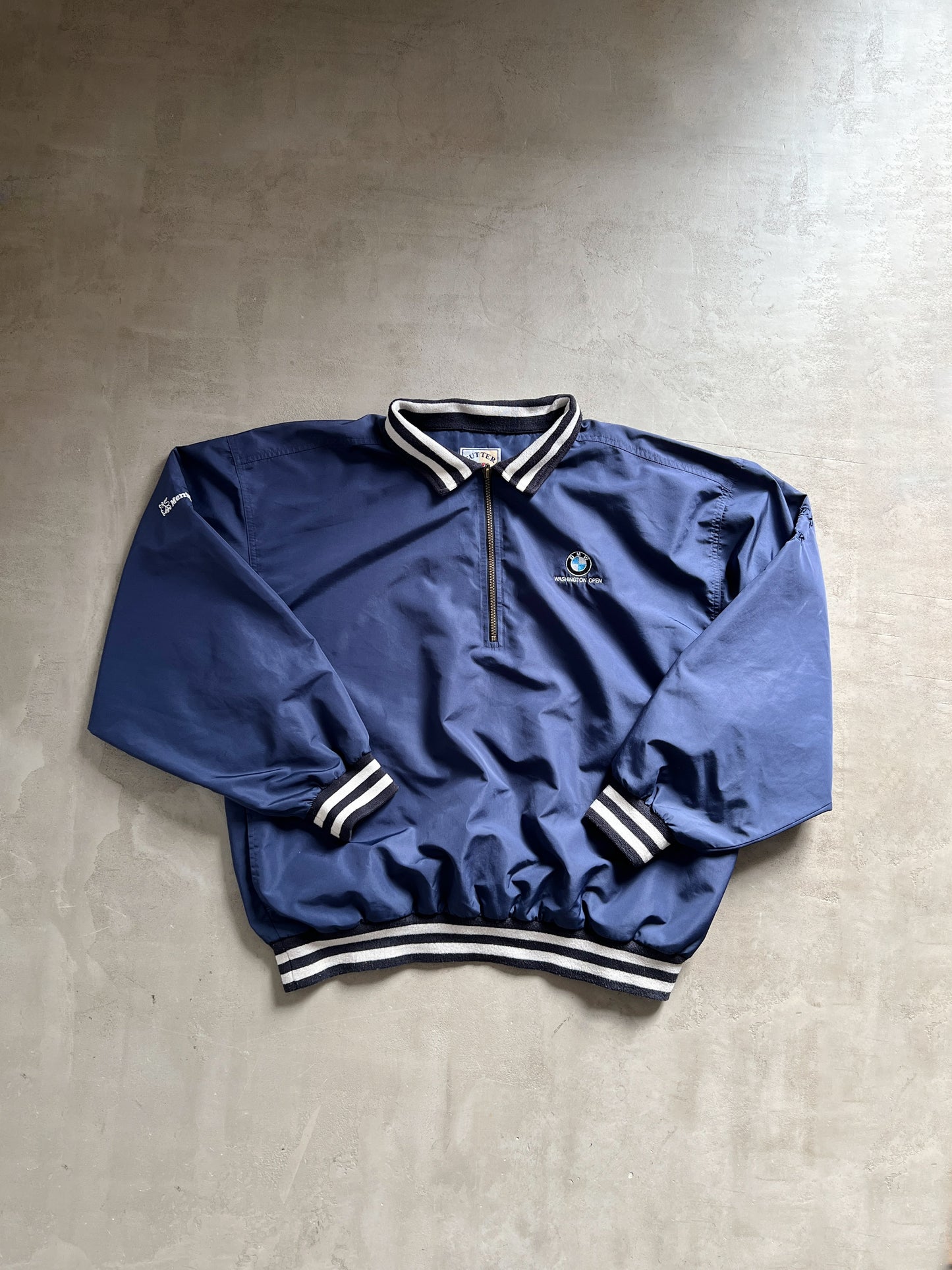 NAVY BMW GOLF HALF ZIP - 2000S - XL/XXL