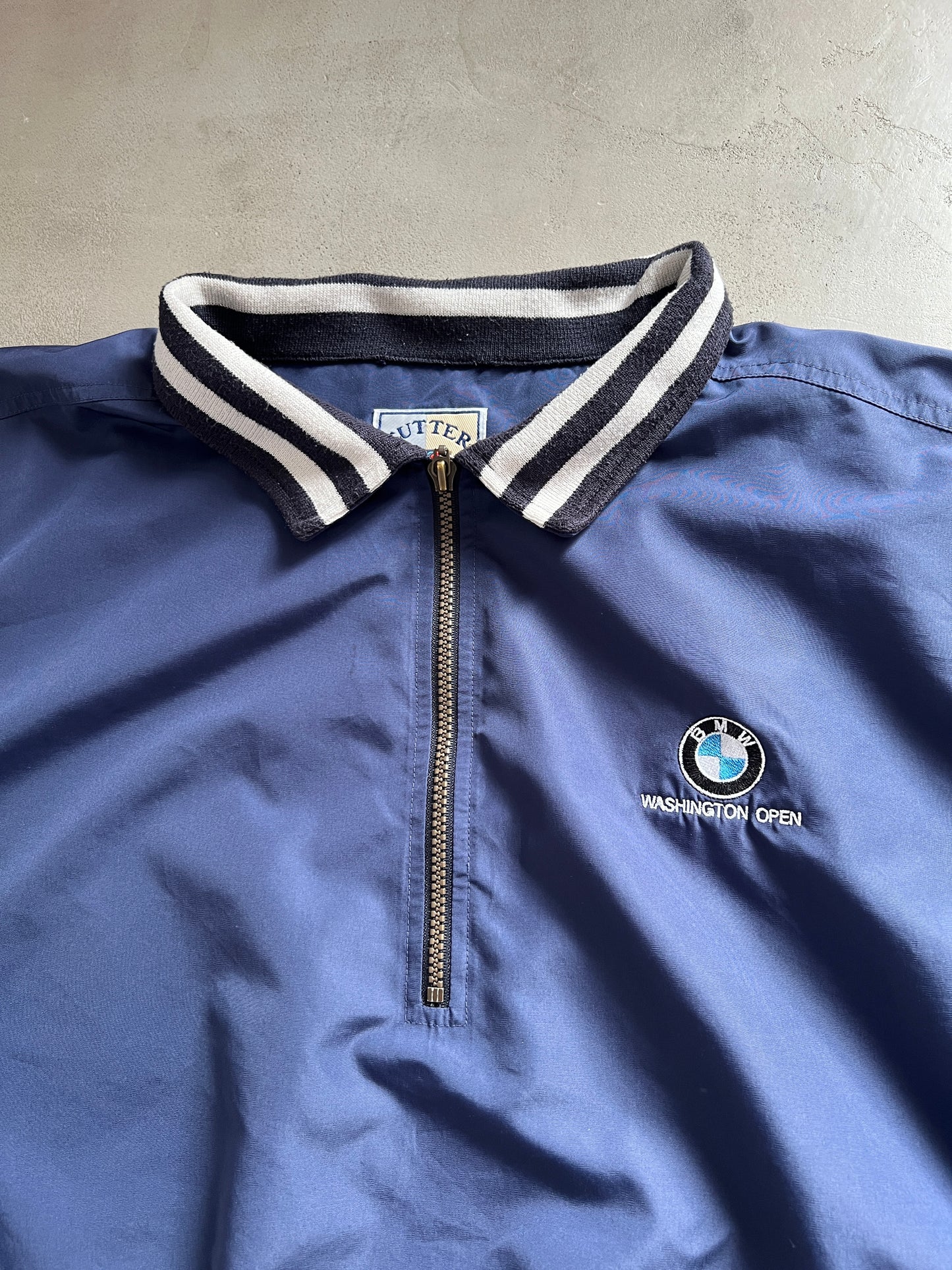 NAVY BMW GOLF HALF ZIP - 2000S - XL/XXL