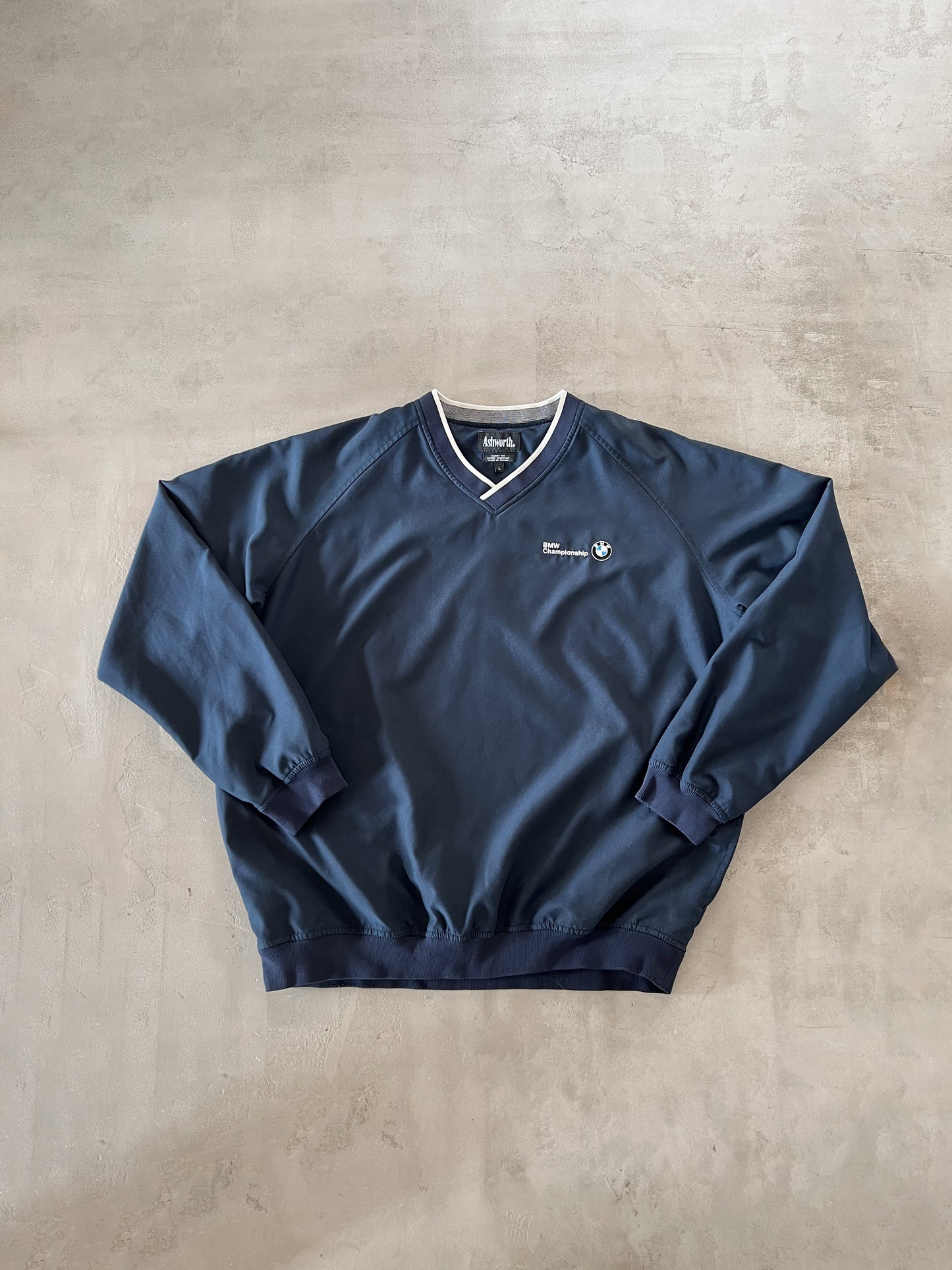 NAVY BMW GOLF SWEATER - 2000S - XL