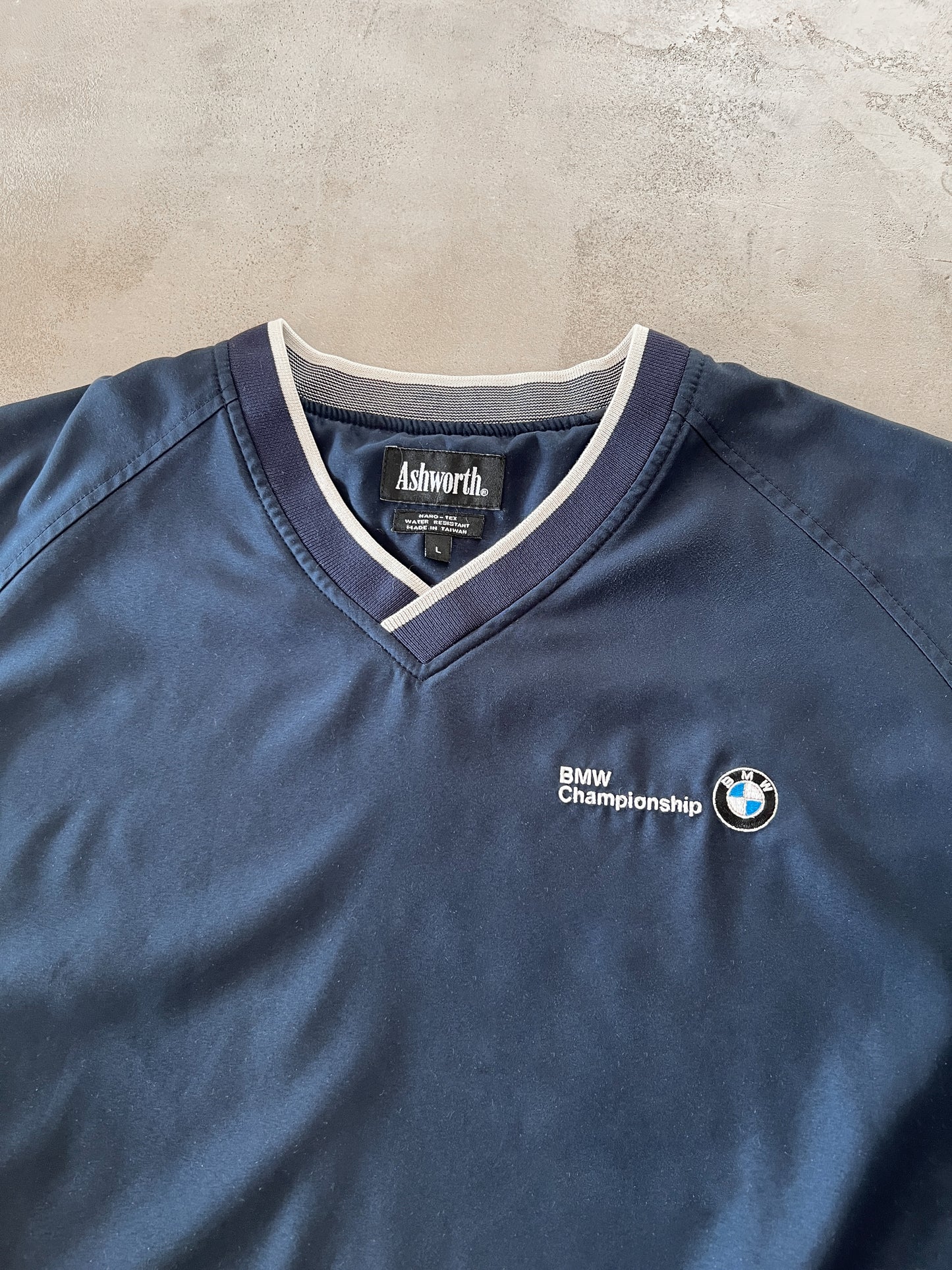 NAVY BMW GOLF SWEATER - 2000S - XL