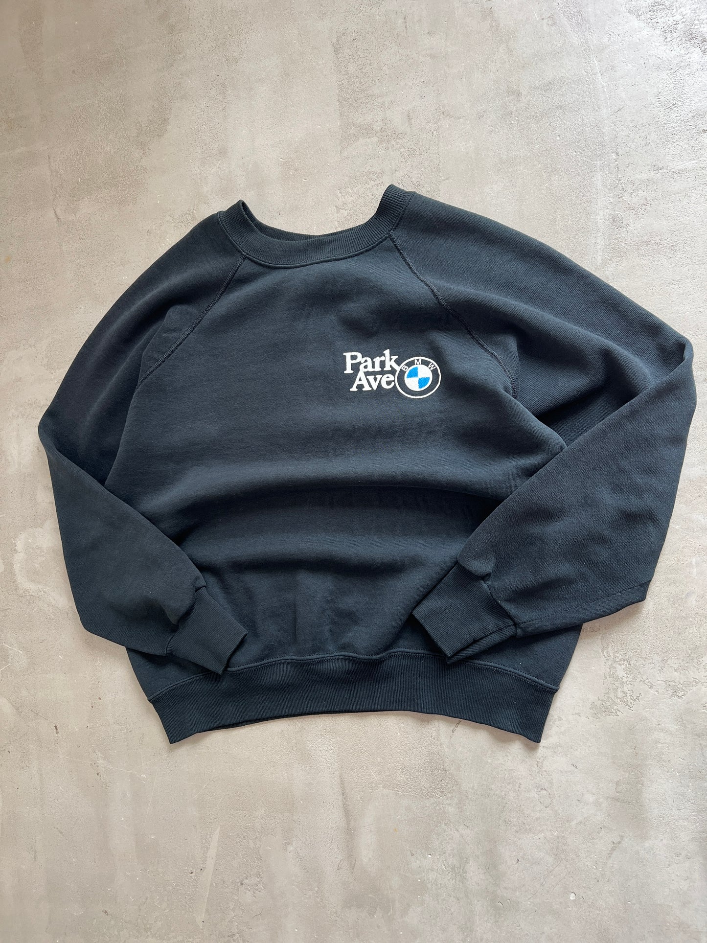 BLACK BMW SWEATER - 1990S - S