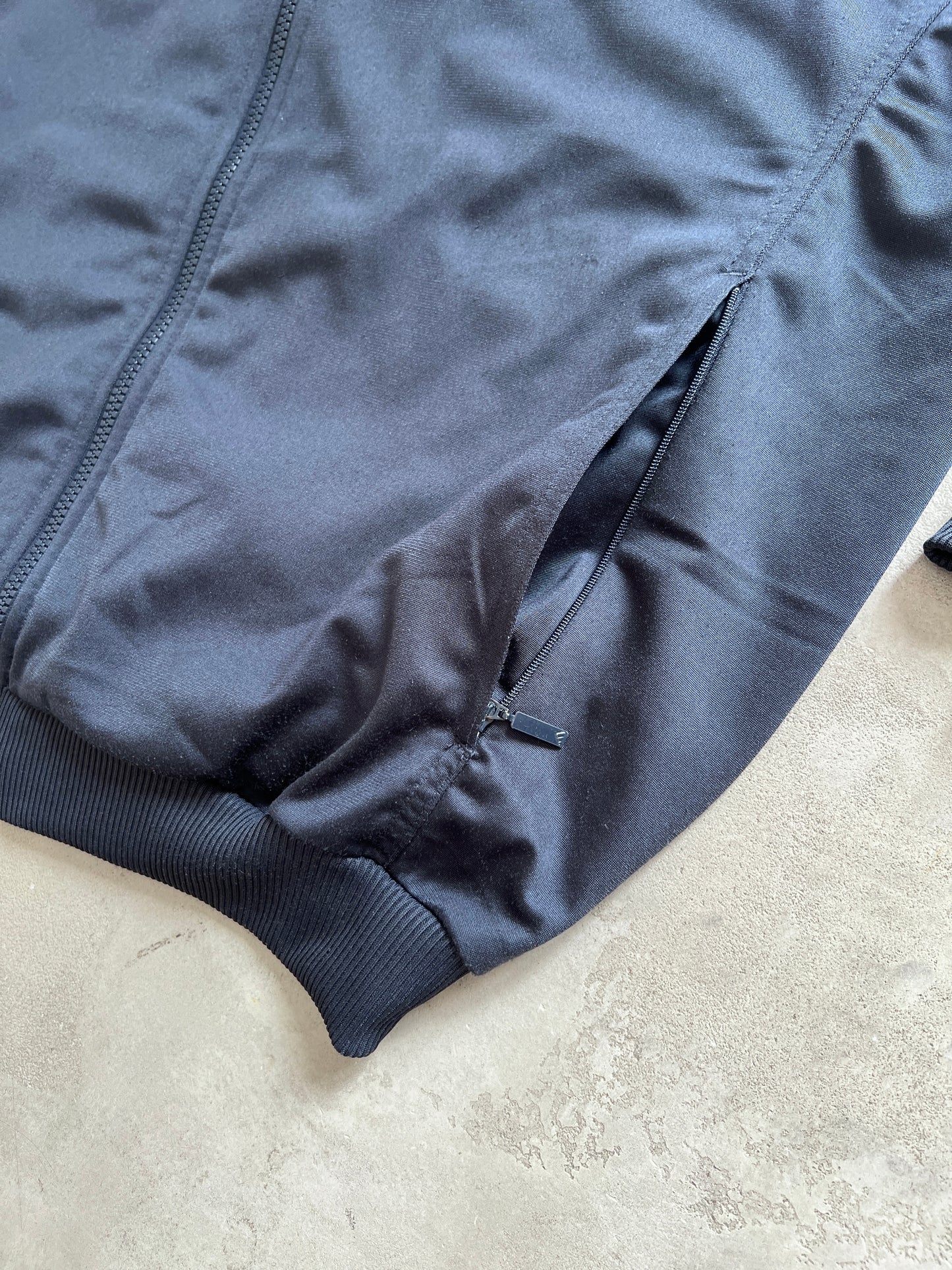 NAVY REAL MADRID TRACK JACKET - 2000S - XL