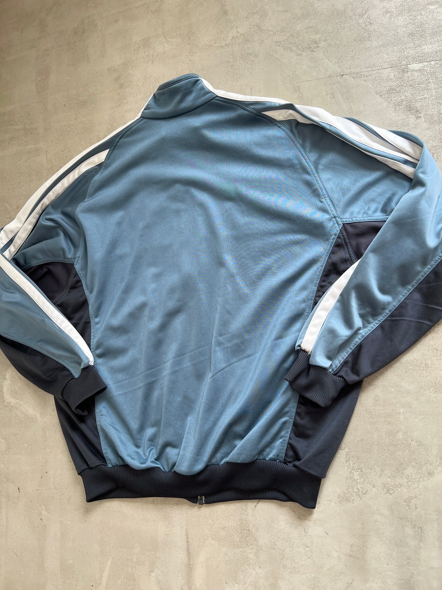 NAVY REAL MADRID TRACK JACKET - 2000S - XL