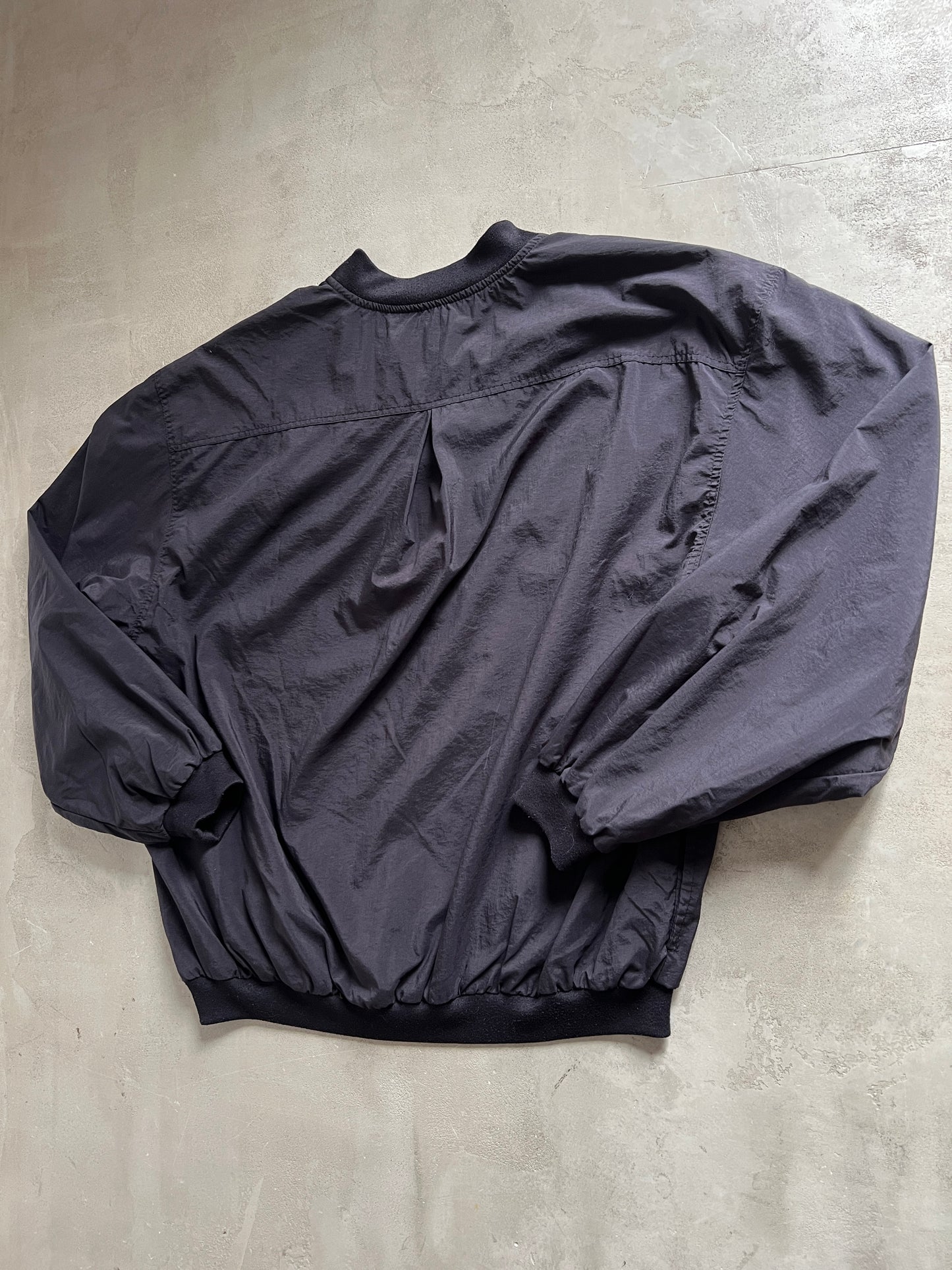 BLACK PORSCHE SWEAT SHIRT - 1990S - M/L