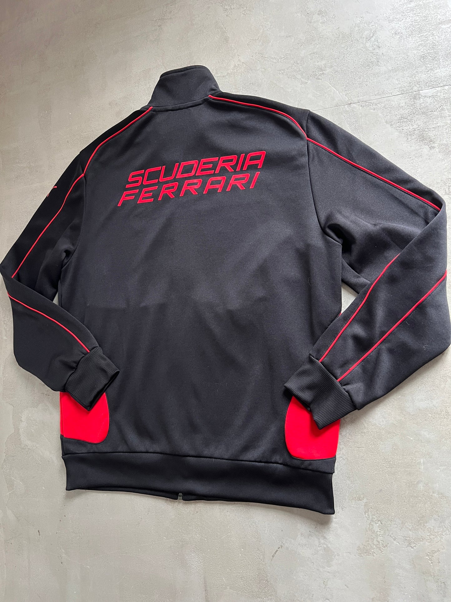 BLACK FERRARI SCUDERIA JACKET - 2000S - L/XL