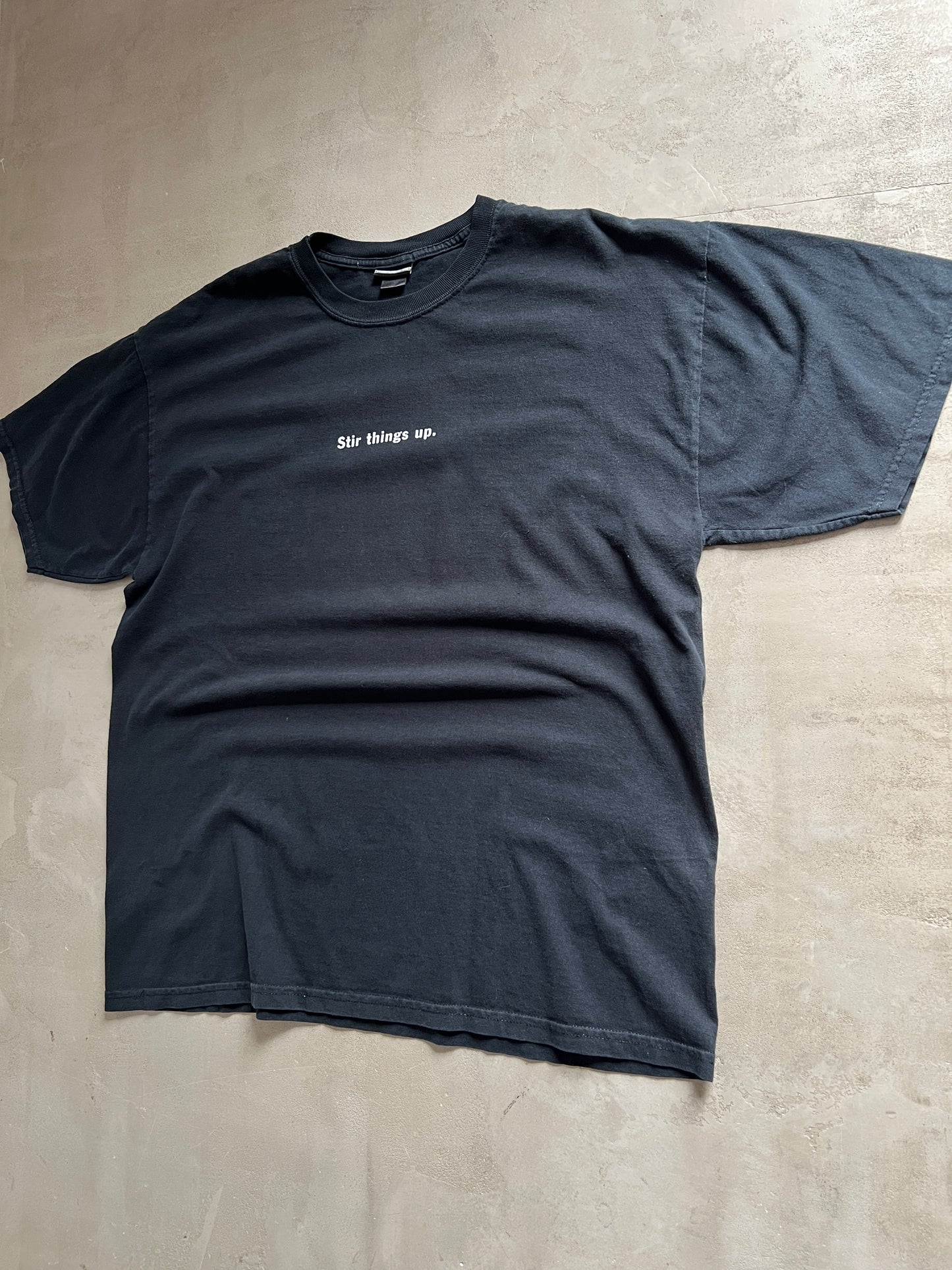 FADED BLACK PORSCHE 718 TEE - 2000S - XL