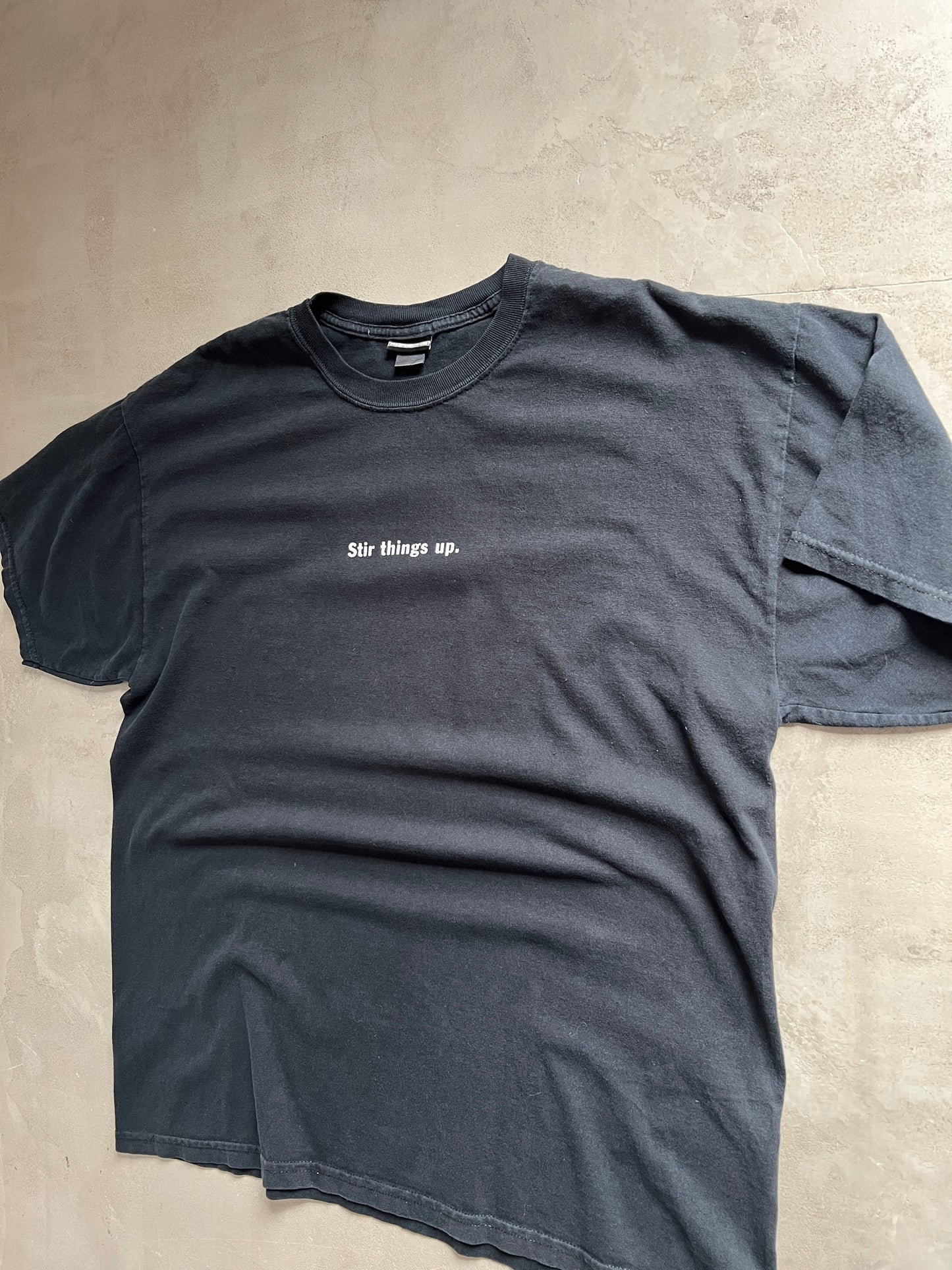 FADED BLACK PORSCHE 718 TEE - 2000S - XL
