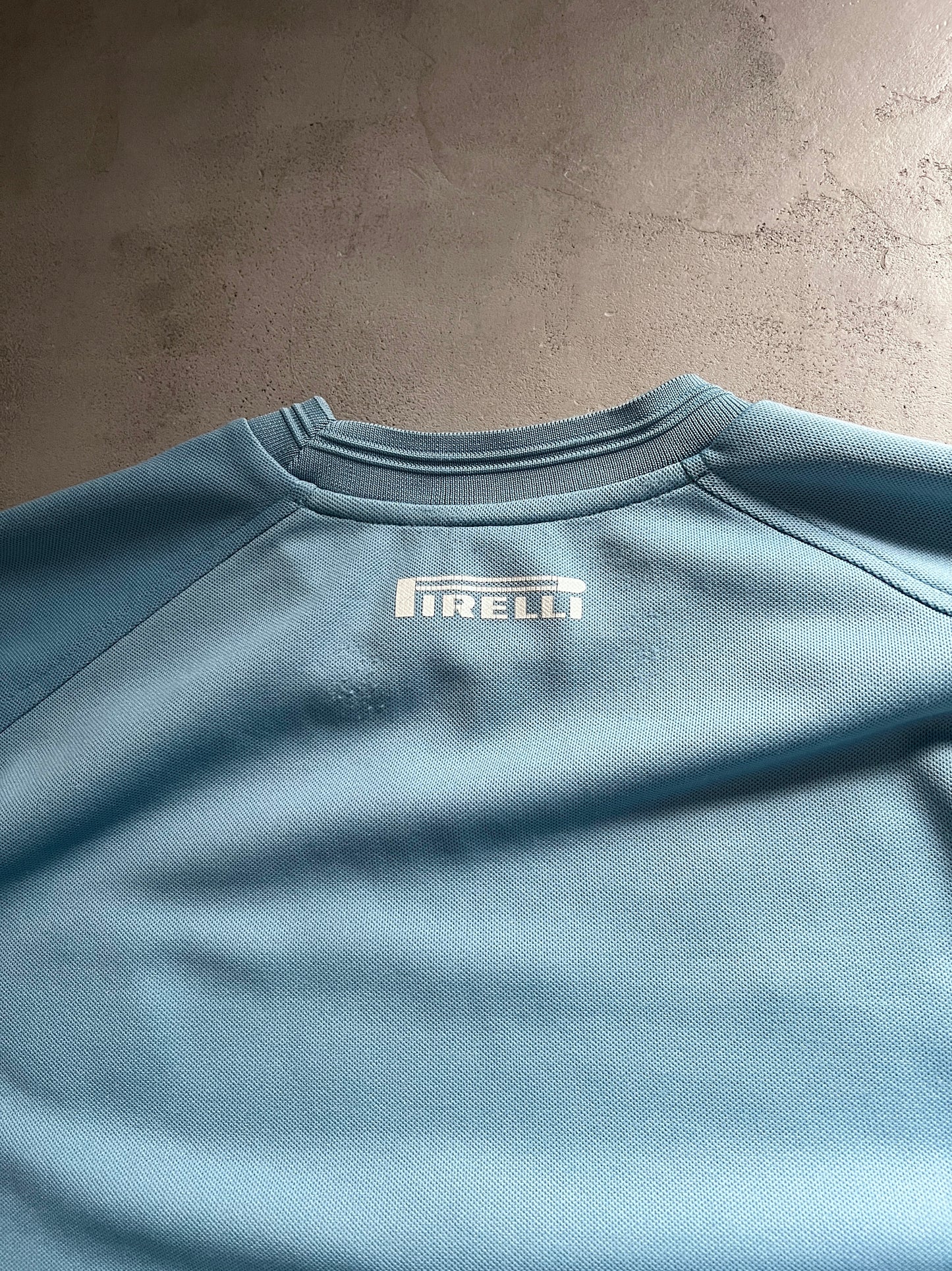 BABY BLUE INTER MILAN NIKE SWEATER - 2000S - L/XL