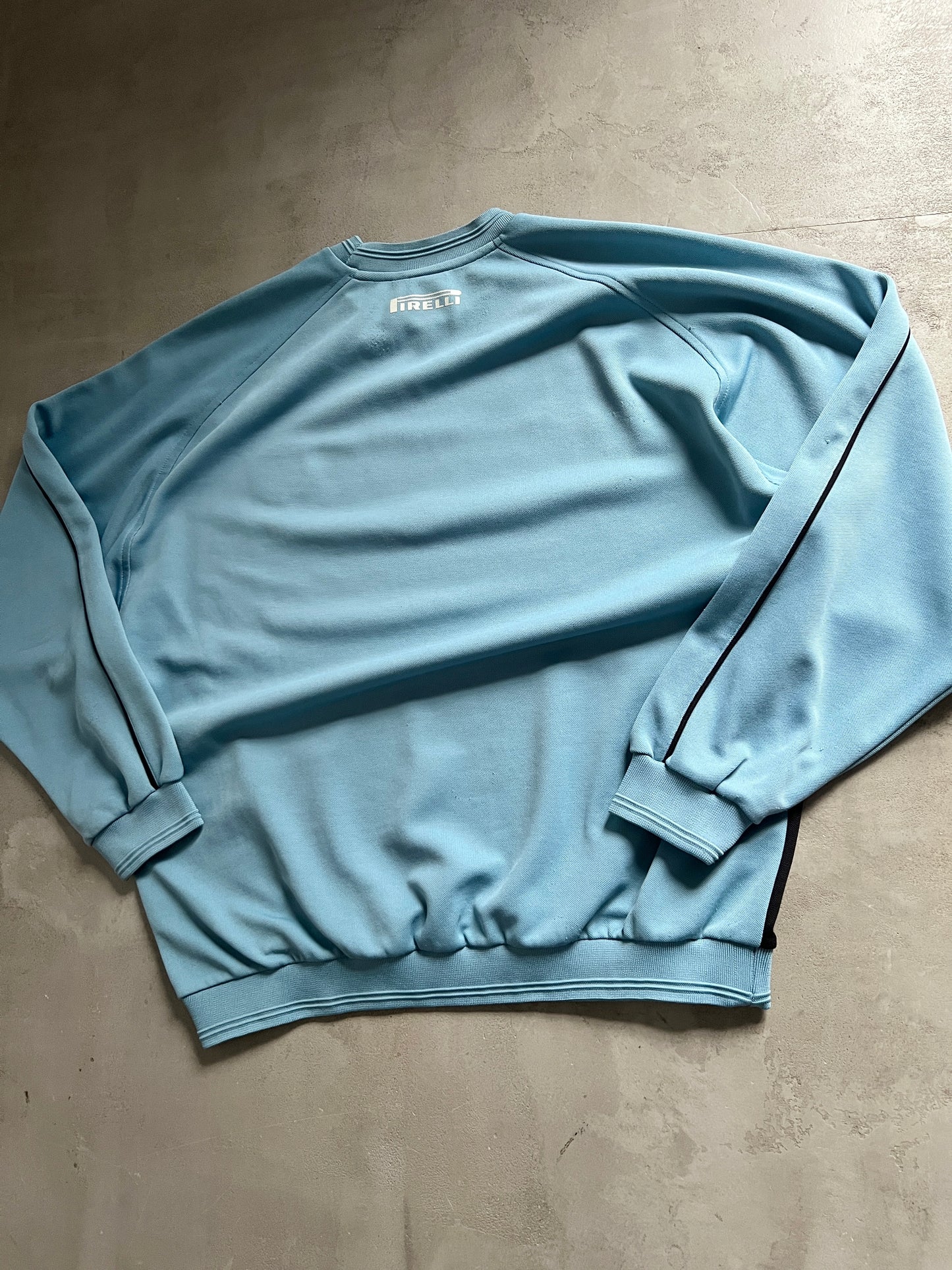 BABY BLUE INTER MILAN NIKE SWEATER - 2000S - L/XL