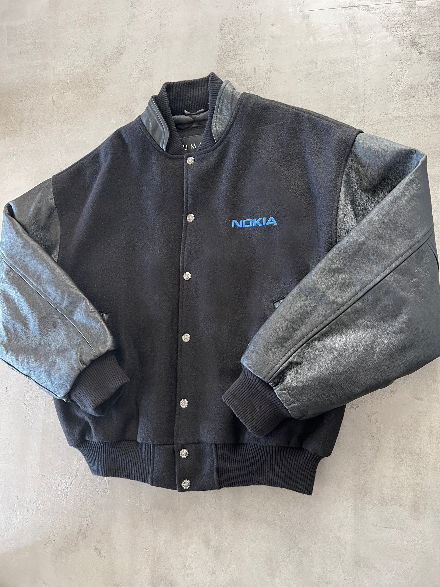 BLACK NOKIA JACKET - 1990S - L