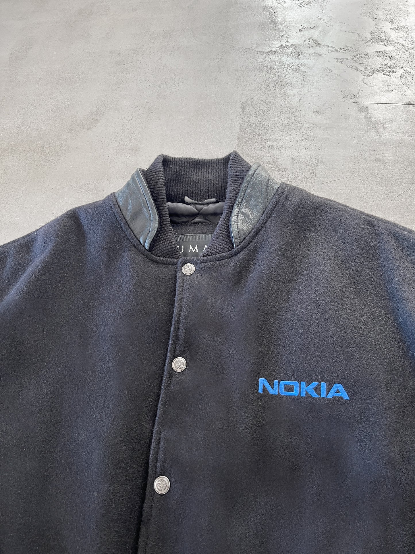 BLACK NOKIA JACKET - 1990S - L