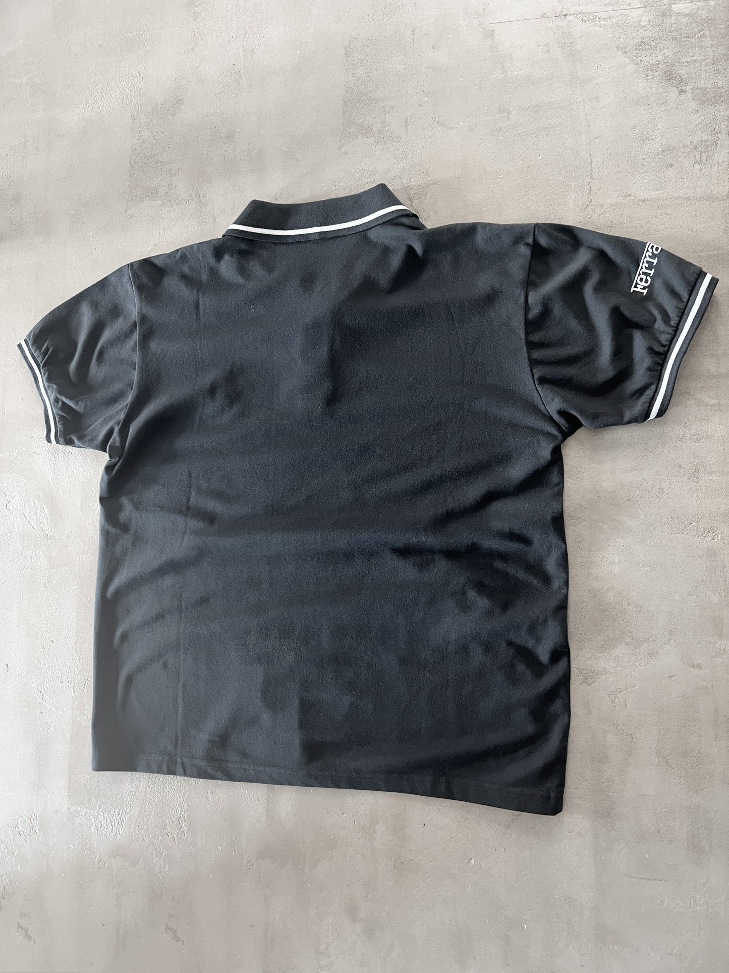 BLACK FERRARI POLO - 1990S - M