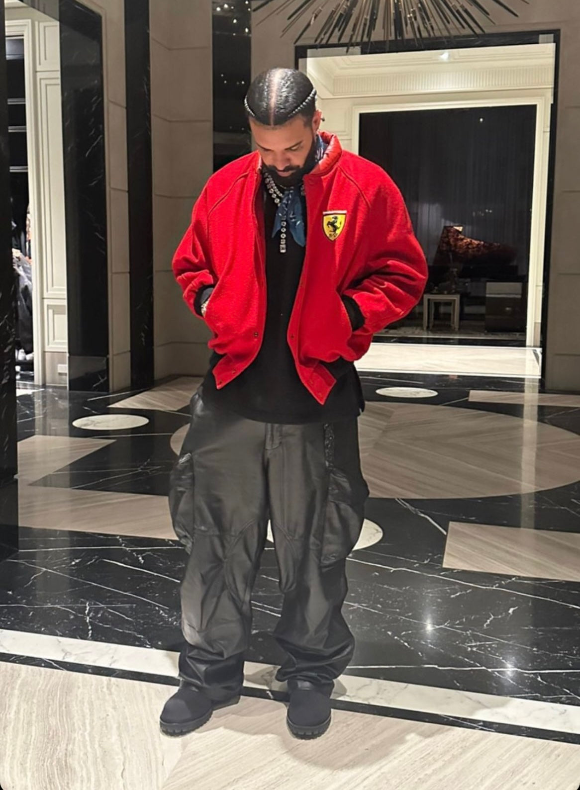 RED FERRARI JACKET - 1996 - L